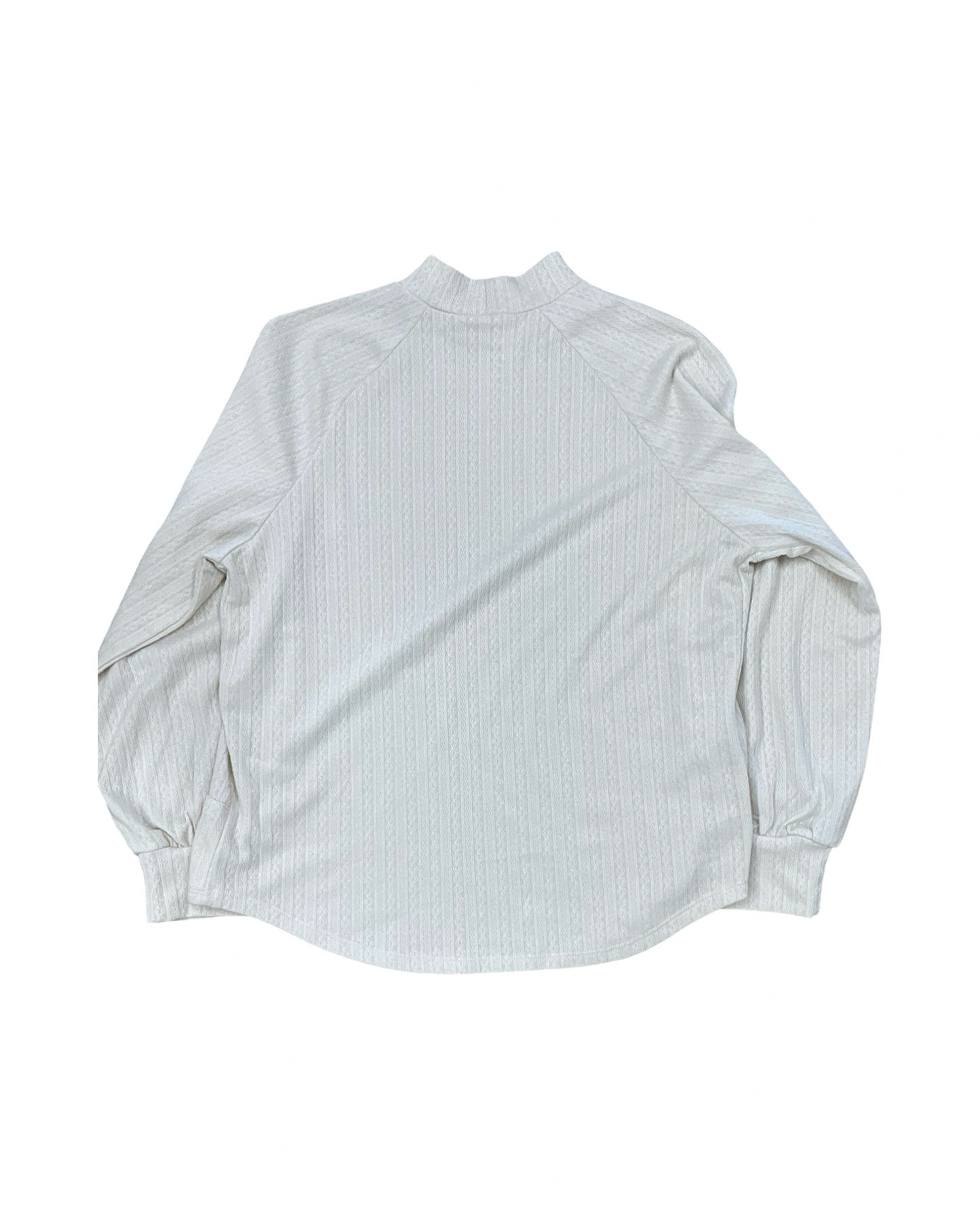 Top Ls By Como Blu In Cream, Size:S