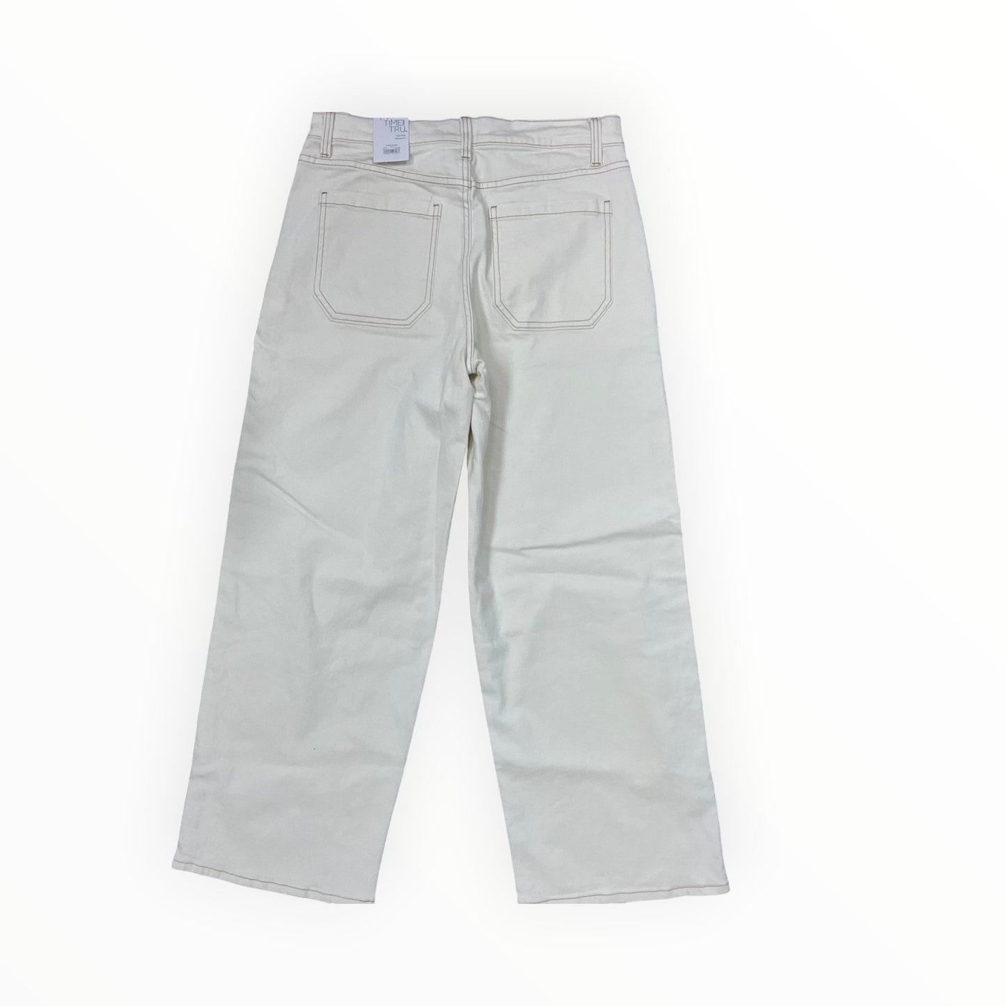 Pants Wide Leg By Time And Tru In Cream, Size:12
