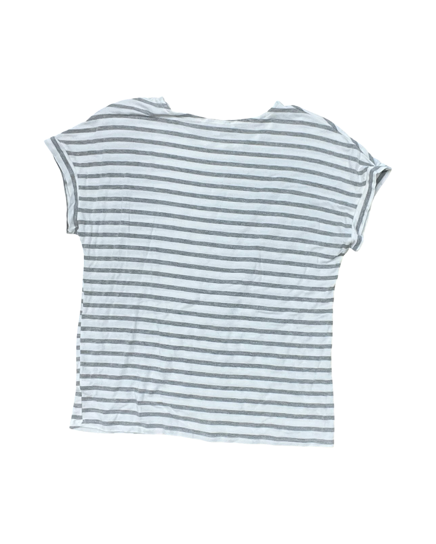 Top Ss By Green Envelope In Grey & White, Size:M