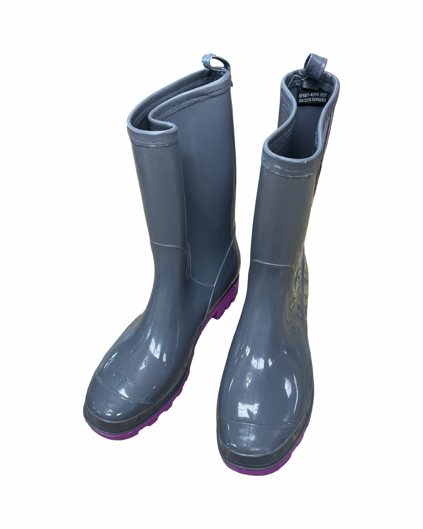 Boots Rain By Daisy Fuentes In Green & Purple, Size:7