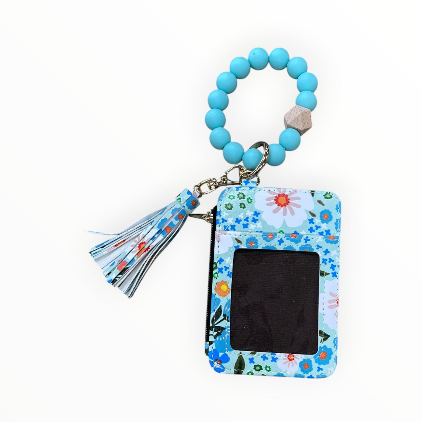 Wristlet By Clothes Mentor In Aqua, Size:Small