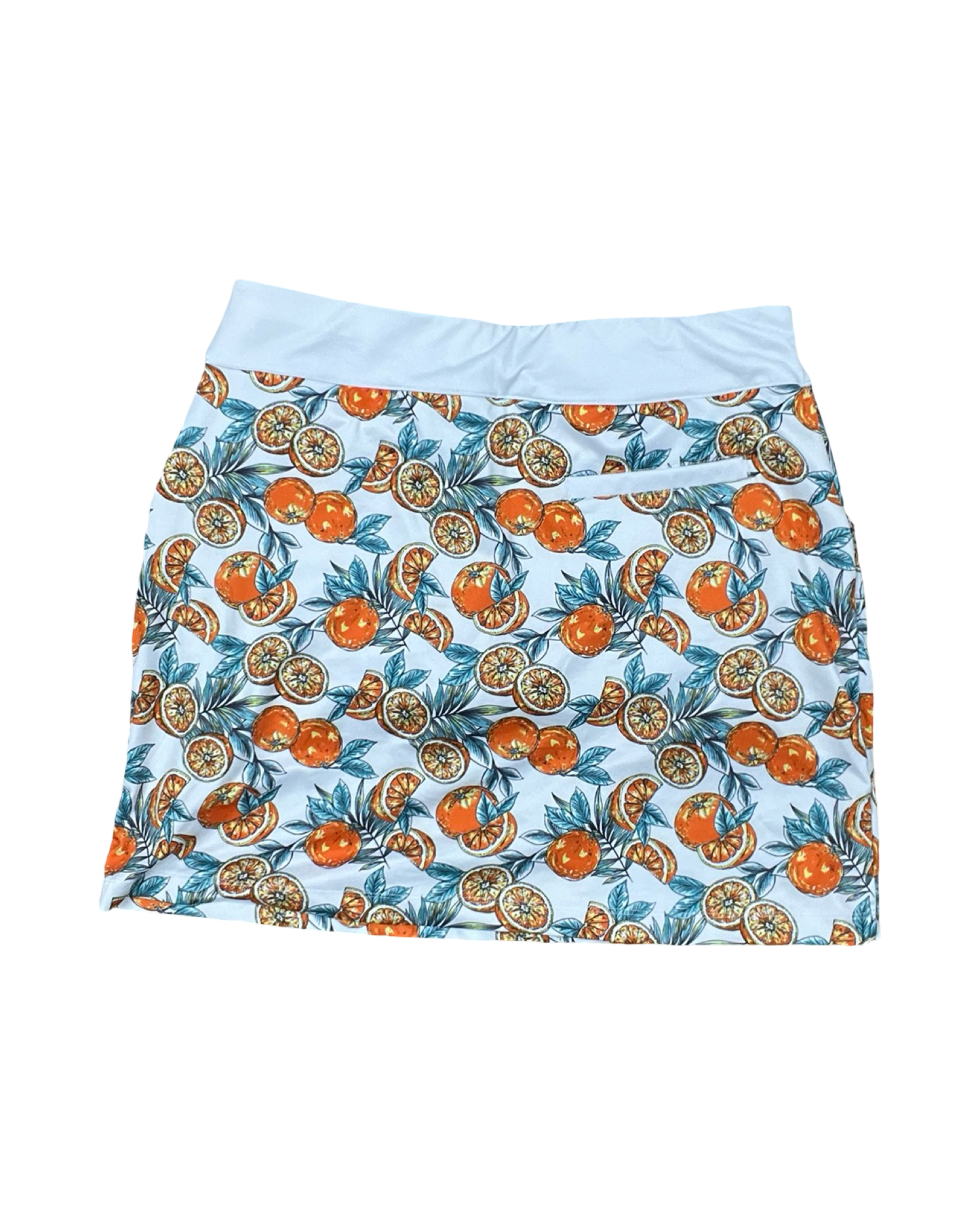 Skort By Coral Bay In White, Size:M