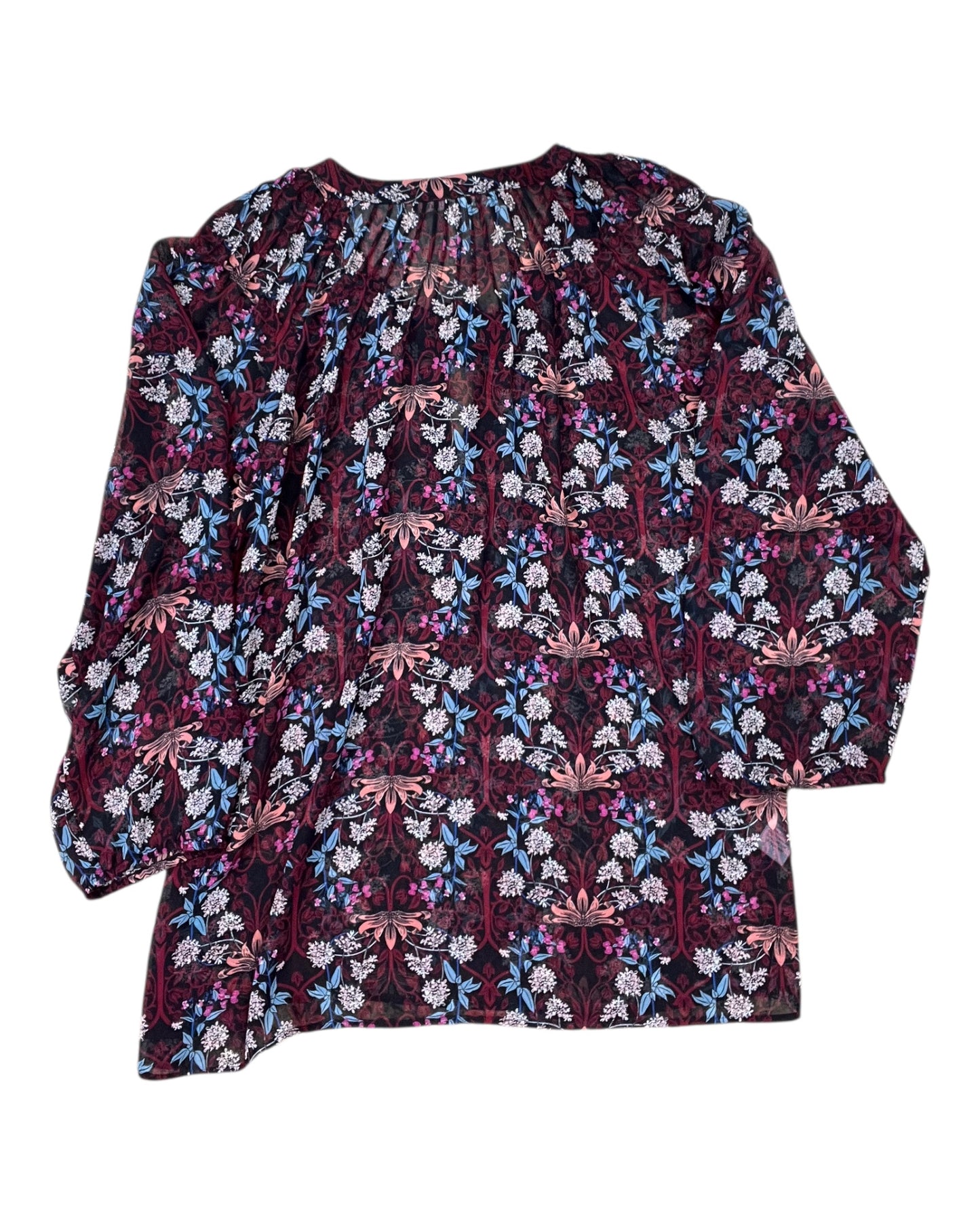 Top Ls By Daniel Rainn In Black & Red, Size:L