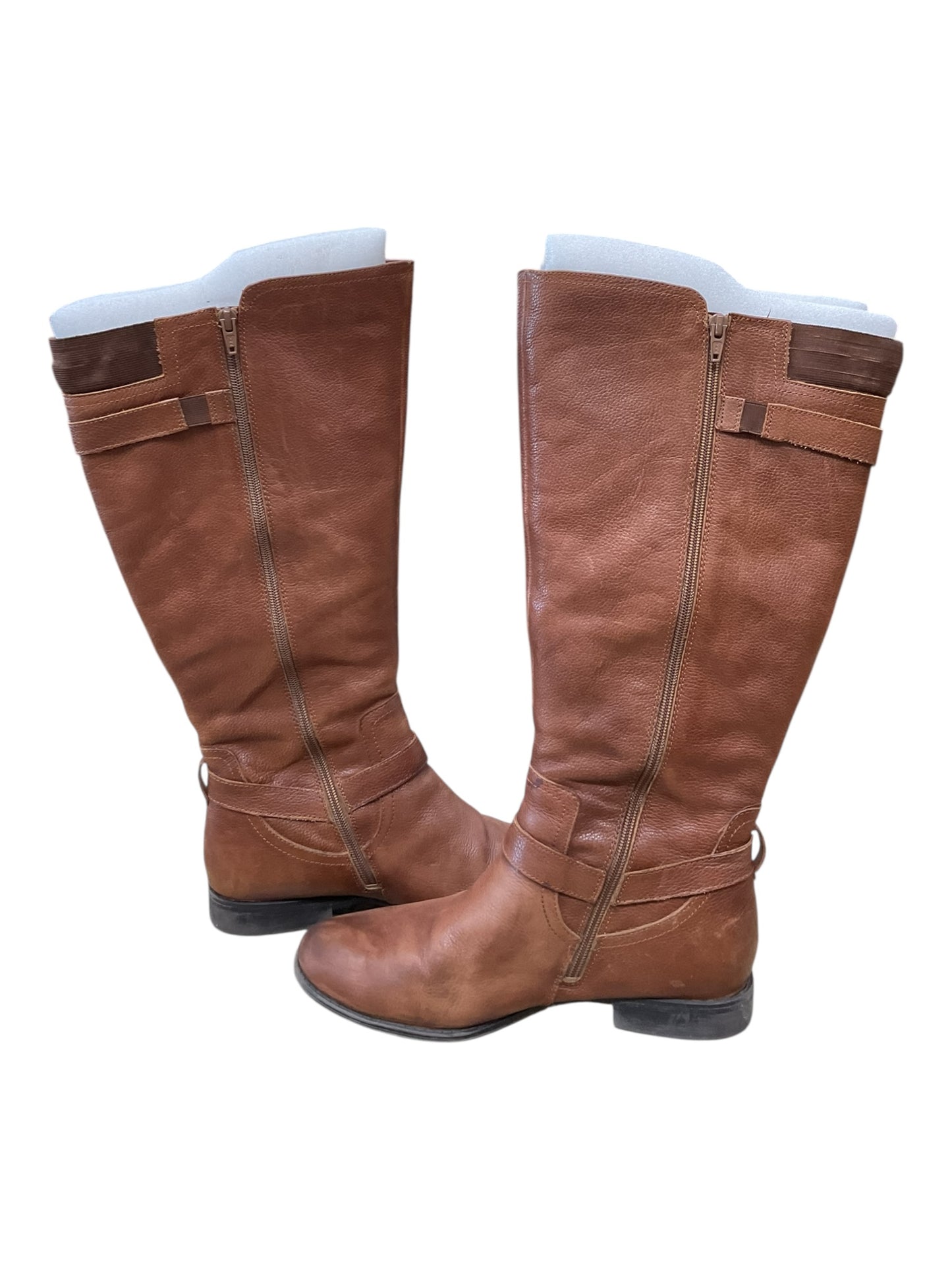 Boots Knee Flats By Naturalizer In Brown, Size:10