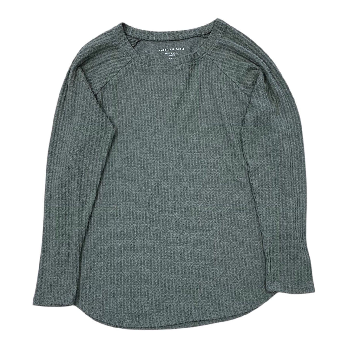 Top Ls By American Eagle In Green, Size:M