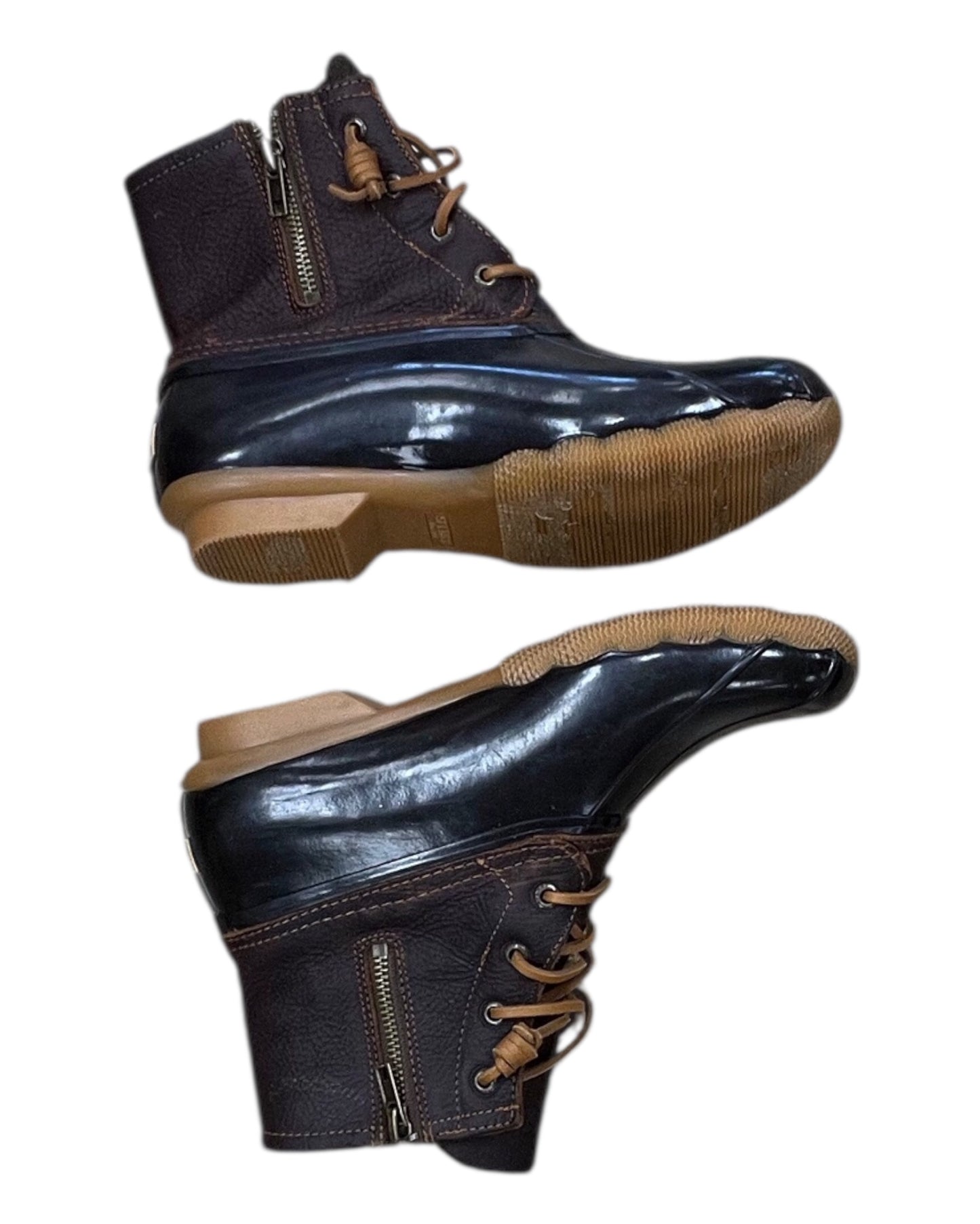 Boots Rain By Sperry In Brown, Size:8