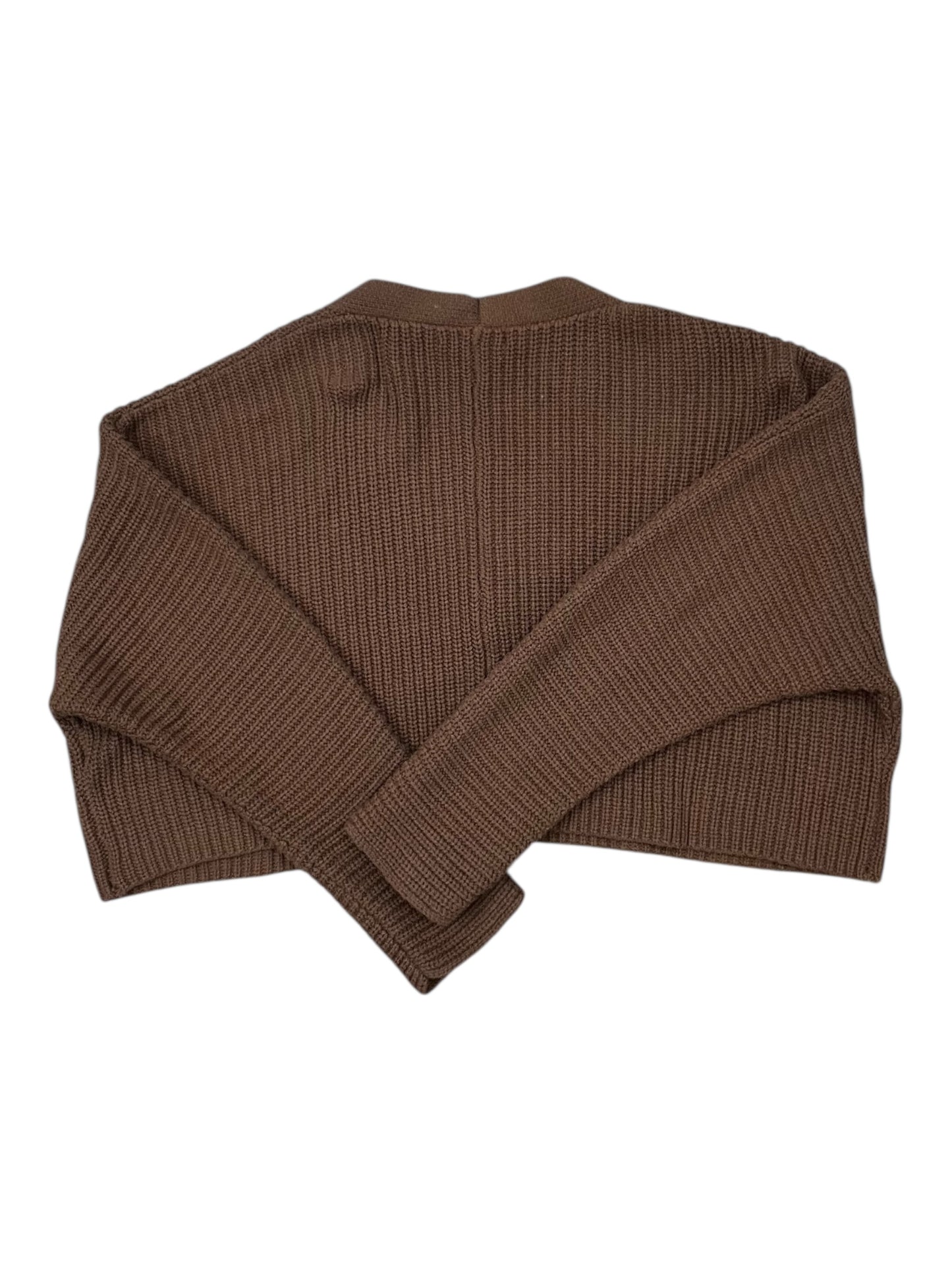 Sweater Cardigan By Forever 21 In Brown, Size:S