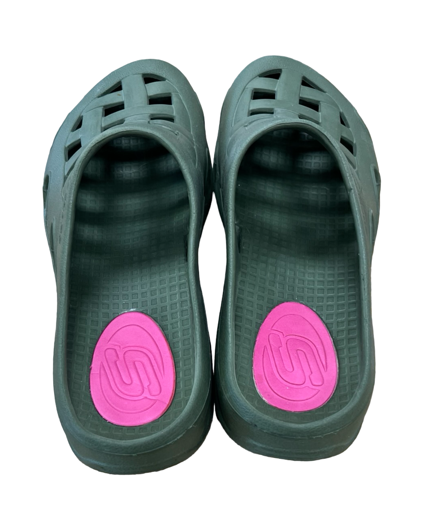Sandals Flats By Skechers In Green, Size:8