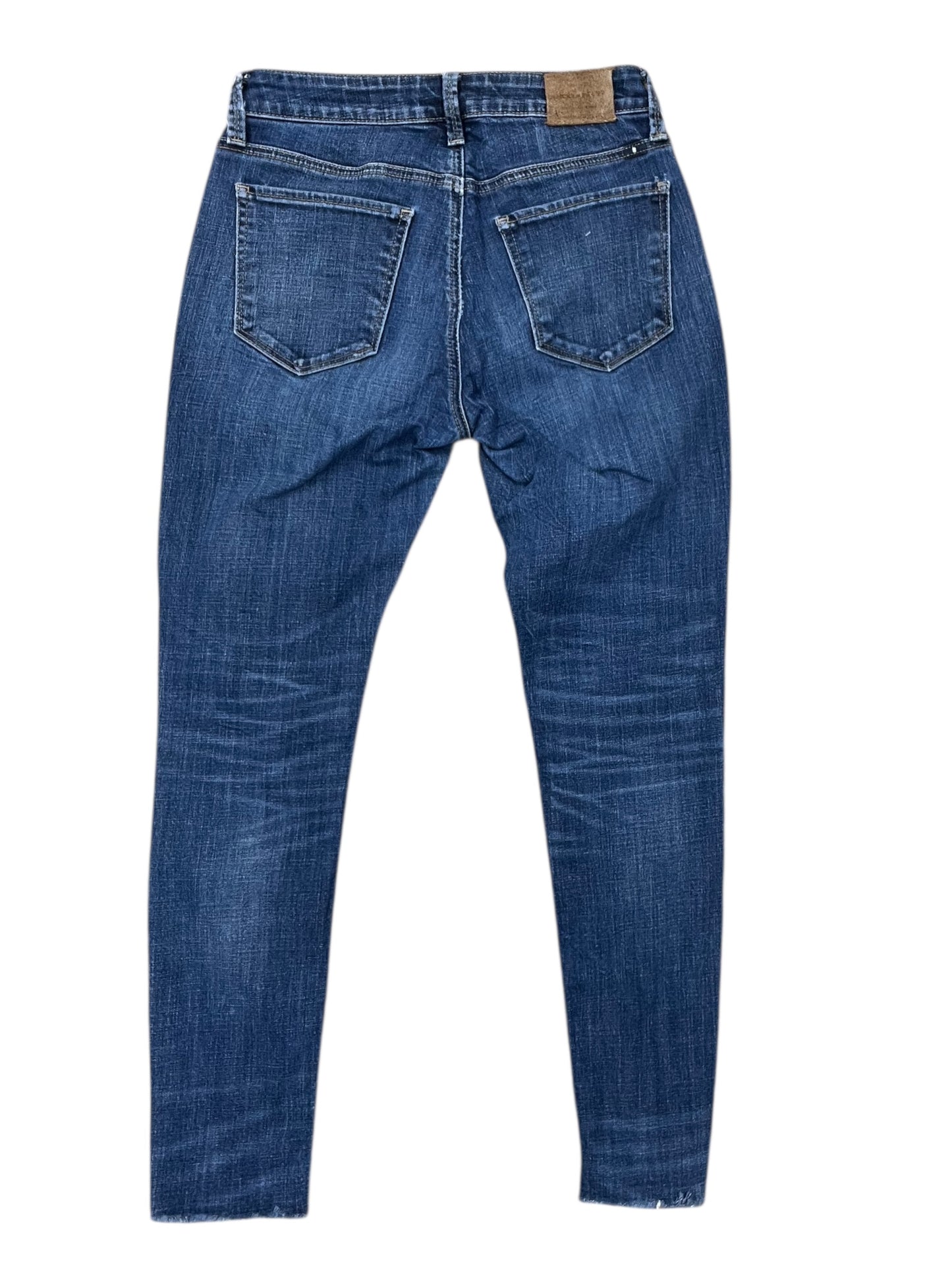 Jeans Cropped By Lucky Brand In Blue Denim, Size:4