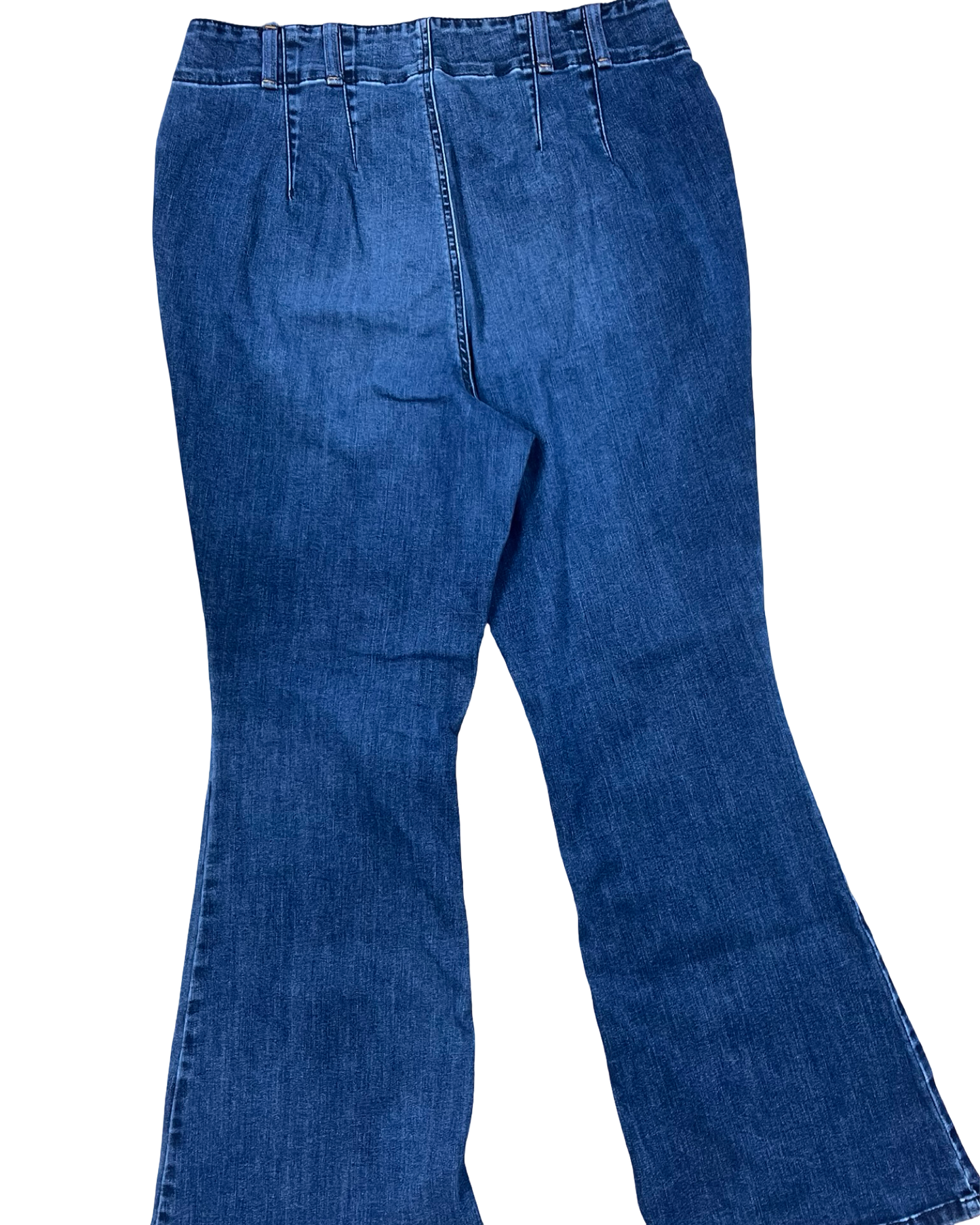 Jeans Flared By Maurices In Blue Denim, Size:18