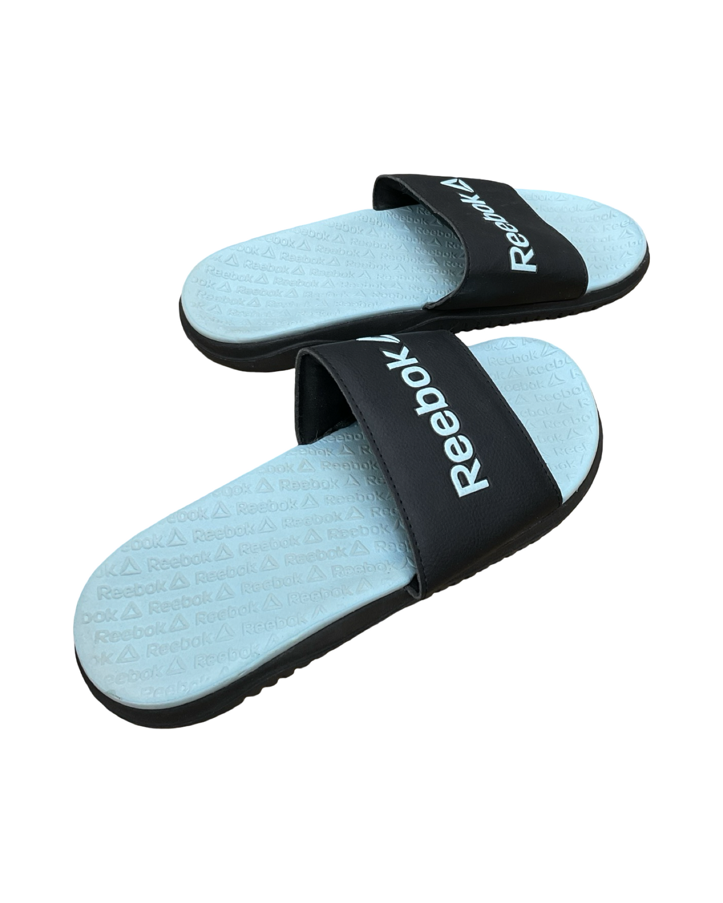 Sandals Flats By Reebok In Black, Size:10