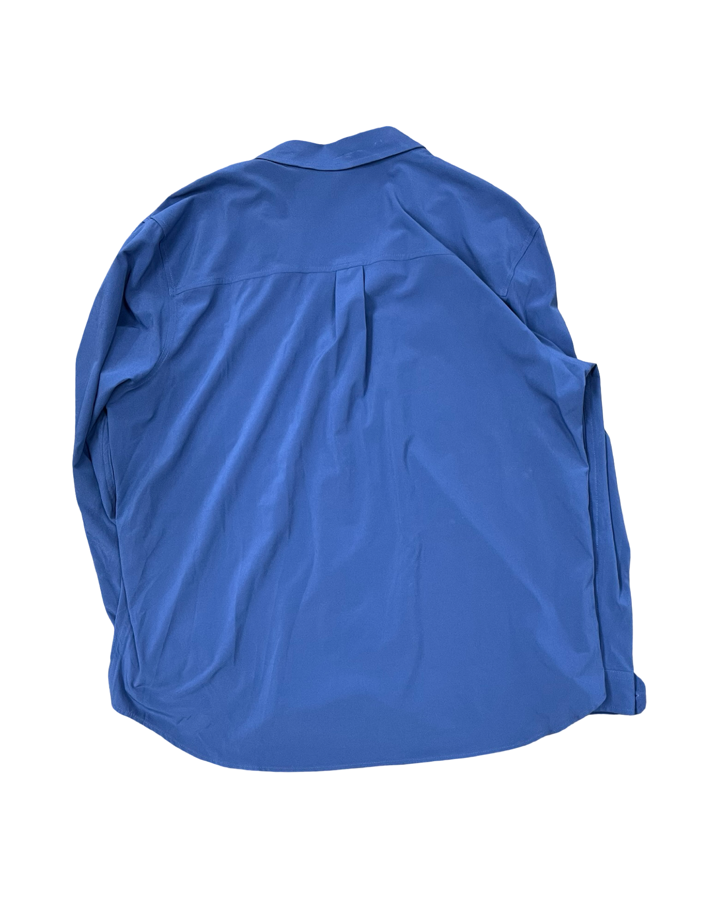Blouse Ls By Eddie Bauer In Blue, Size:Xl