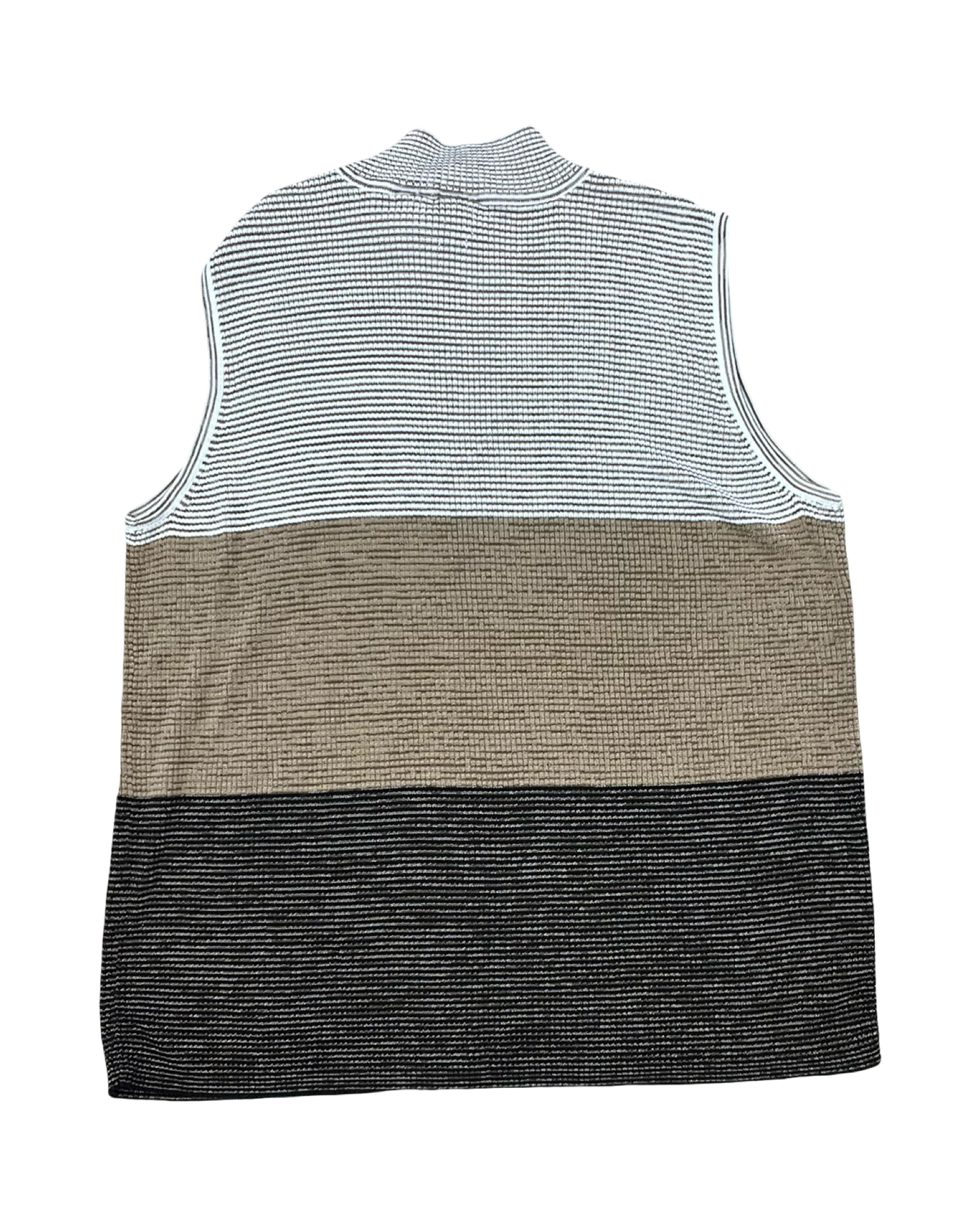 Top Sleeveless By Emma James In Brown & Tan, Size:L