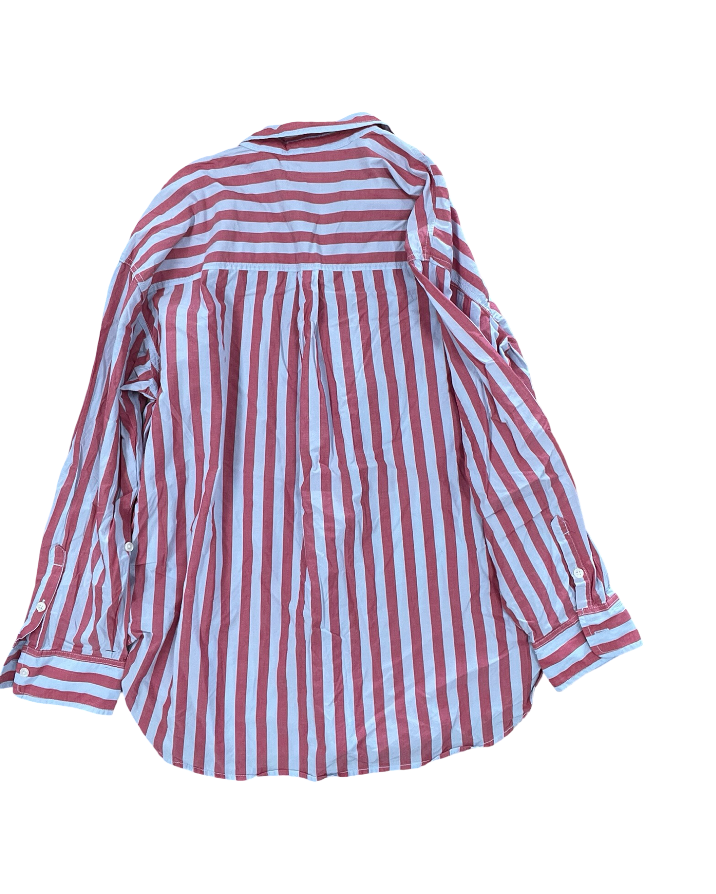 Blouse Ls By Universal Thread In Blue & Red, Size:L