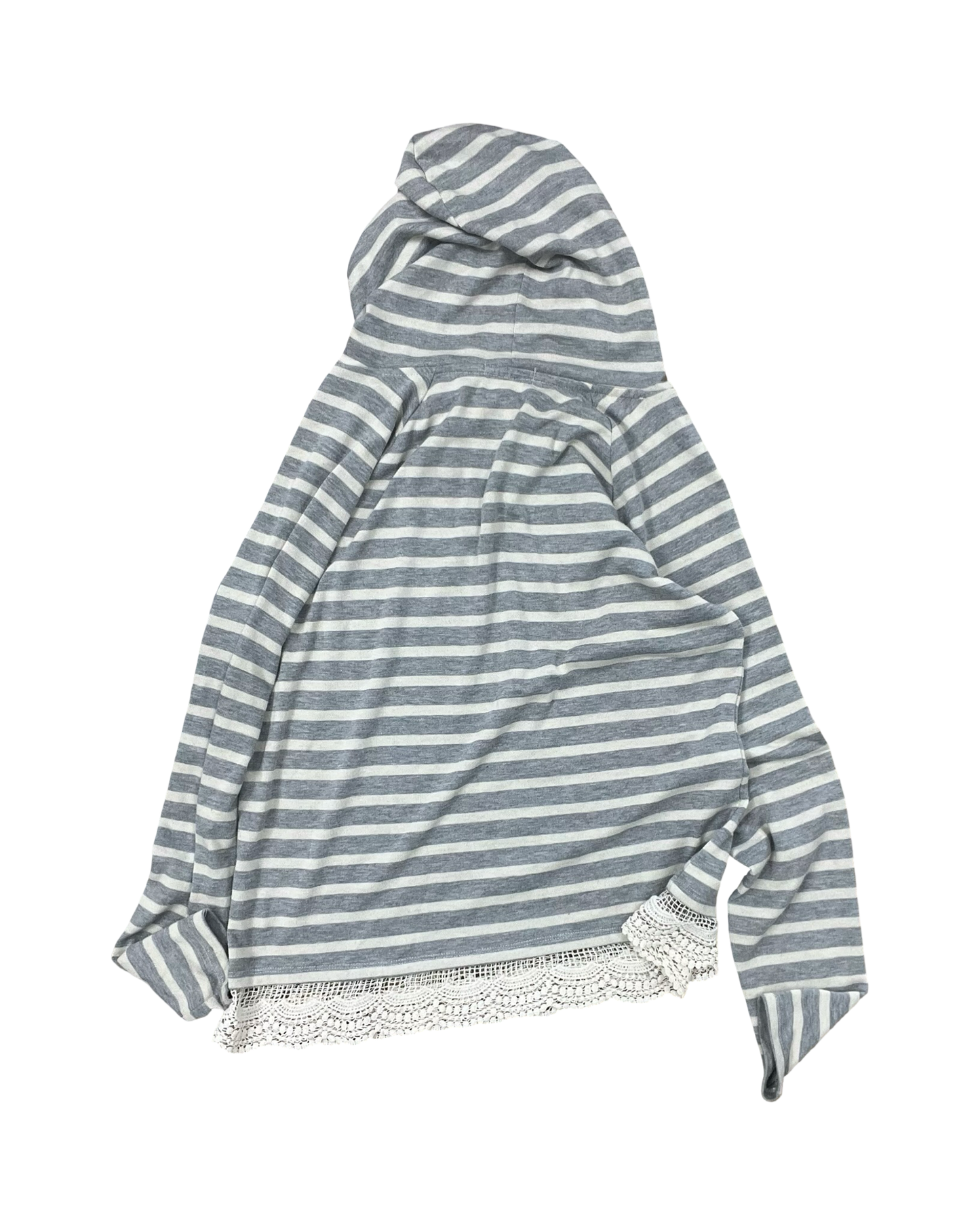 Top Ls By Maurices In Cream & Grey, Size:L