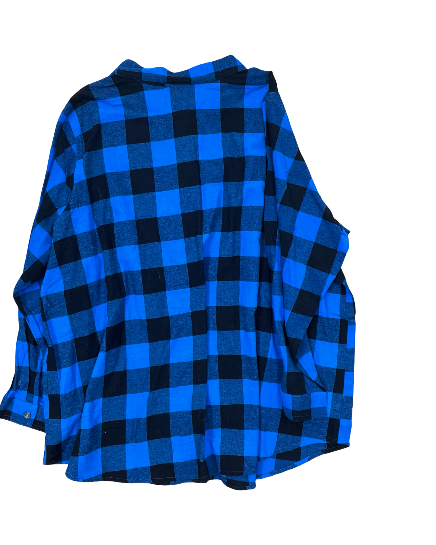 Blouse Ls By Woman Within In Blue, Size:2X