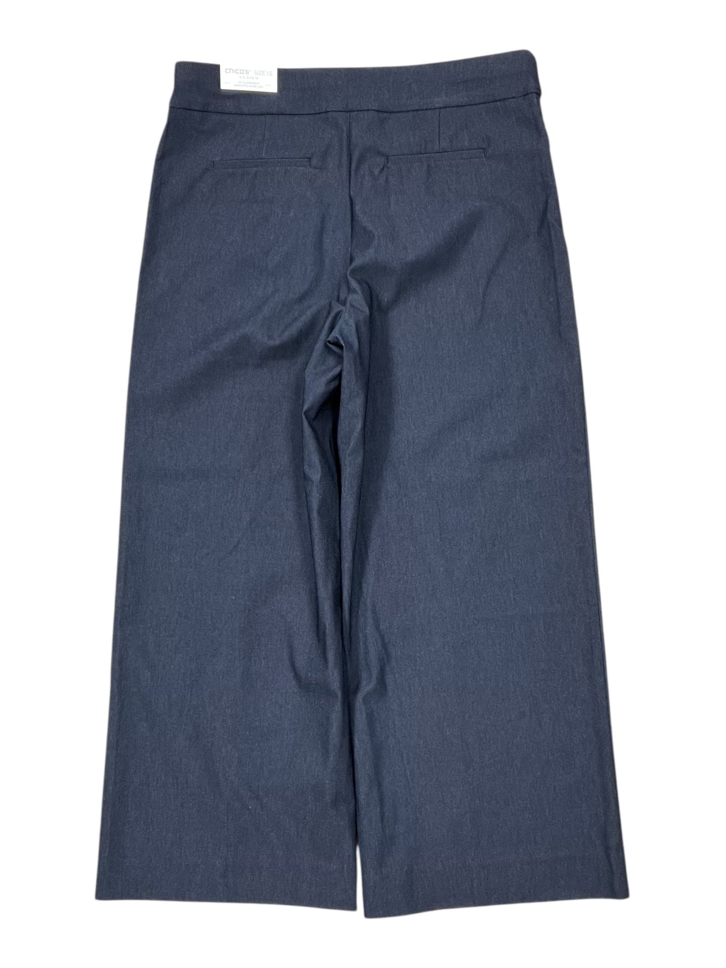 Pants Wide Leg By Chicos In Navy, Size:10
