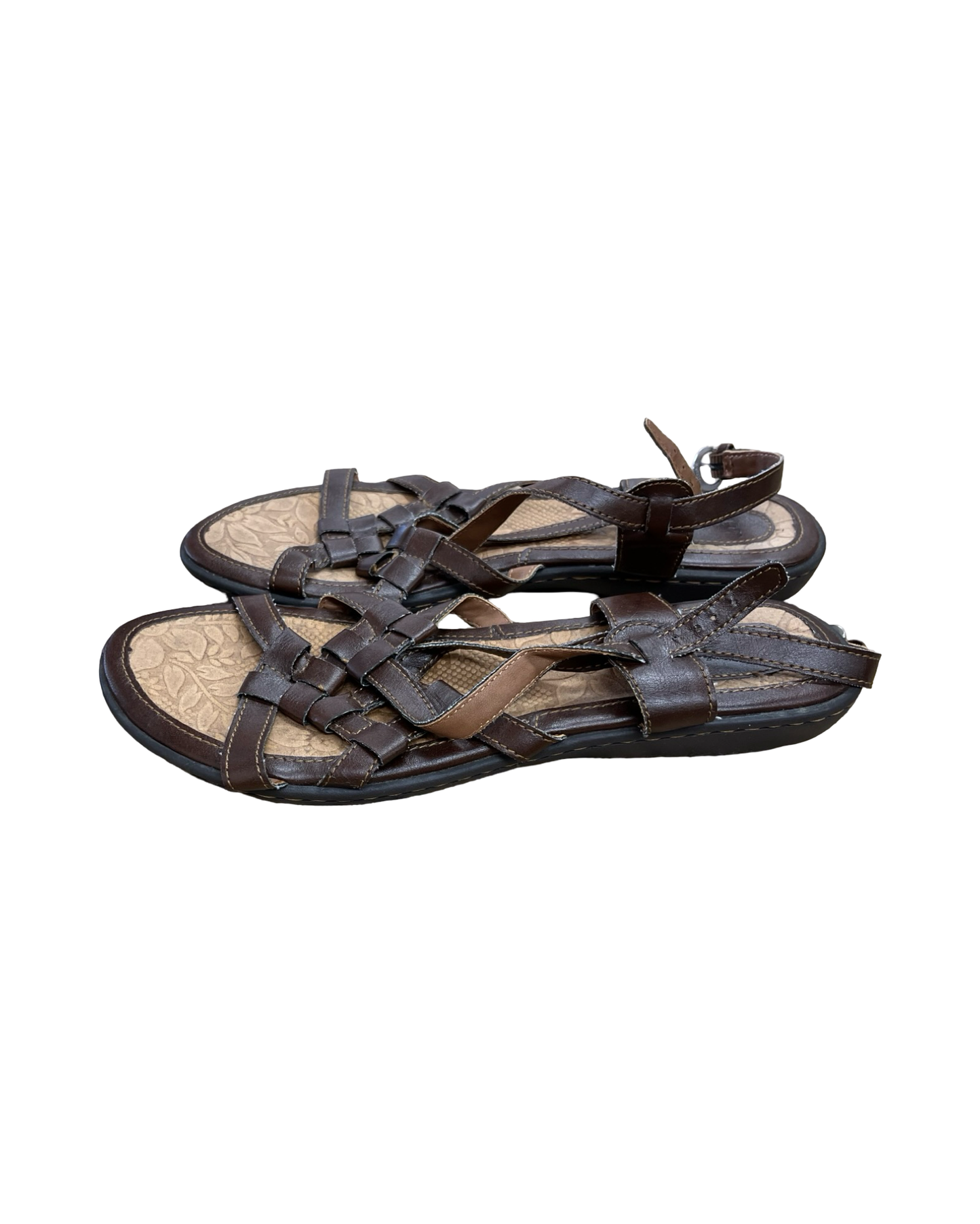 Sandals Flats By Boc In Brown, Size:10