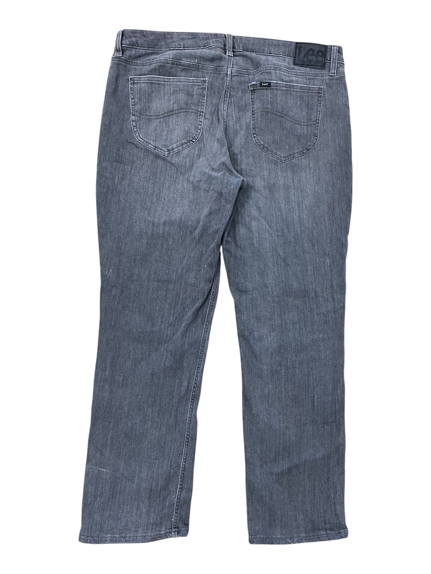 Jeans Straight By Lee In Grey, Size:16