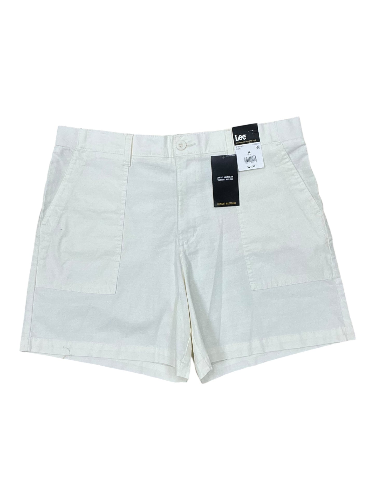 Shorts By Lee In Cream, Size:18