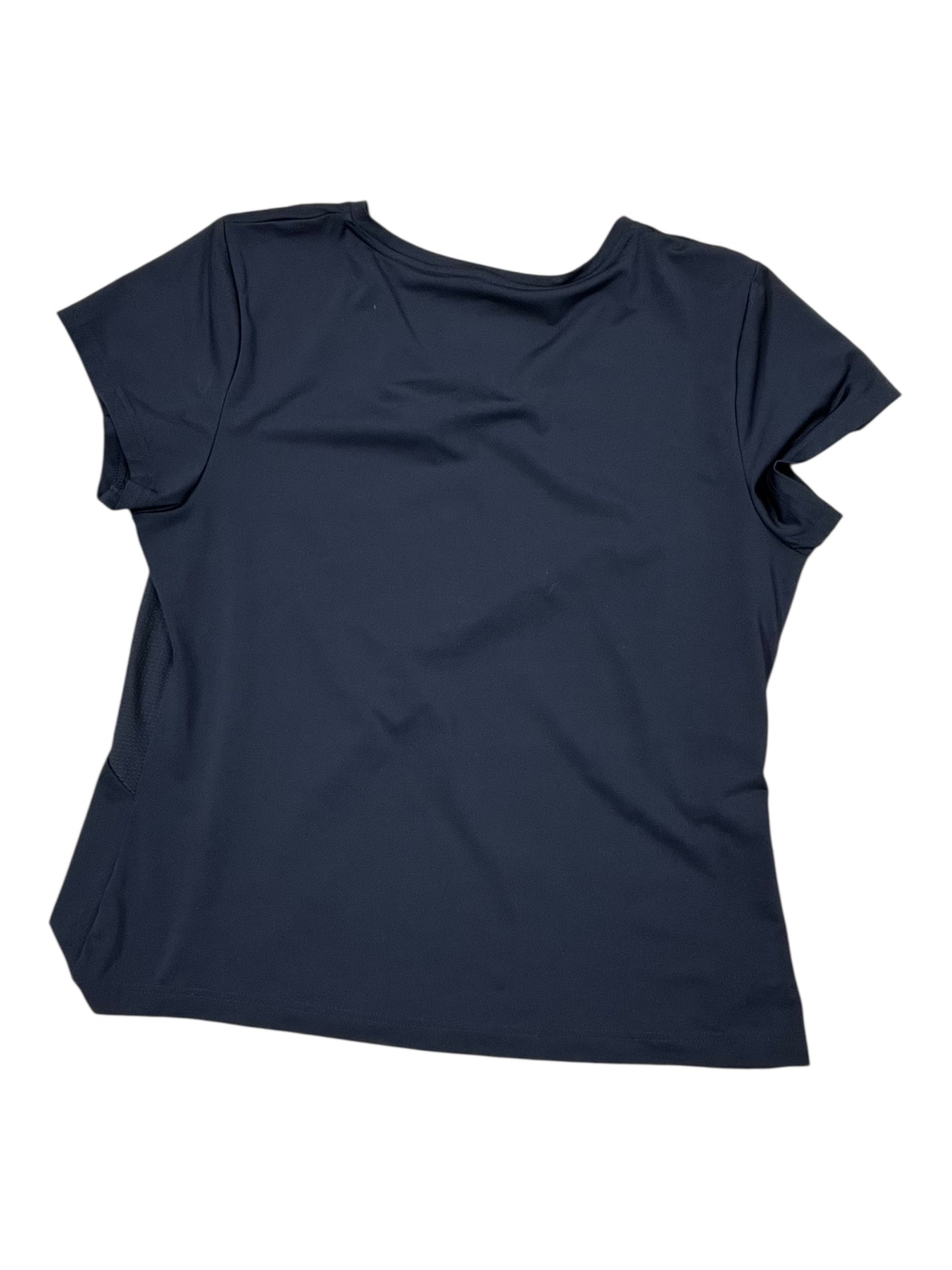 Athletic Top Ss By Fila In Black, Size:1X