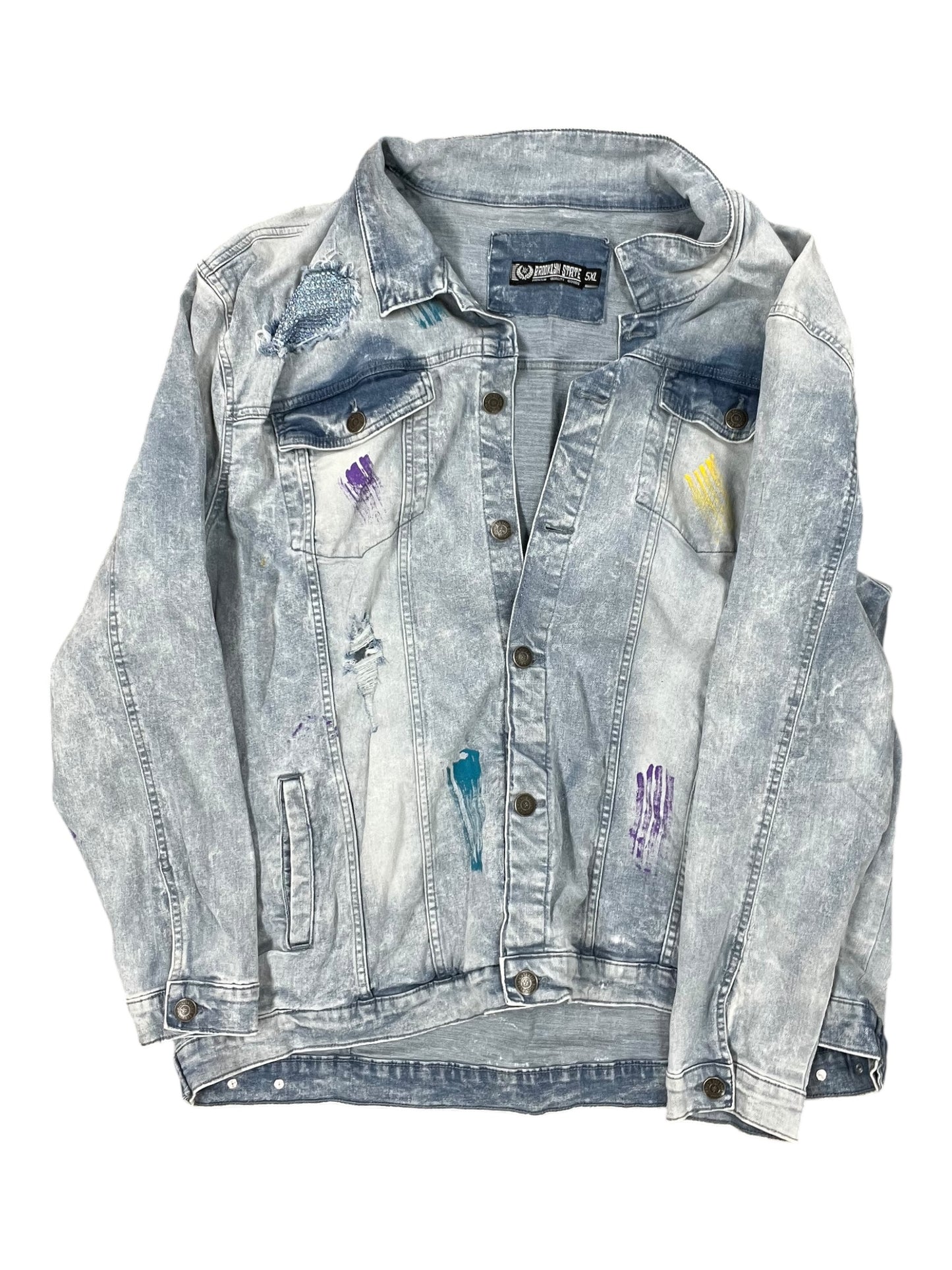 Jacket Denim By Cmc In Blue Denim, Size:5