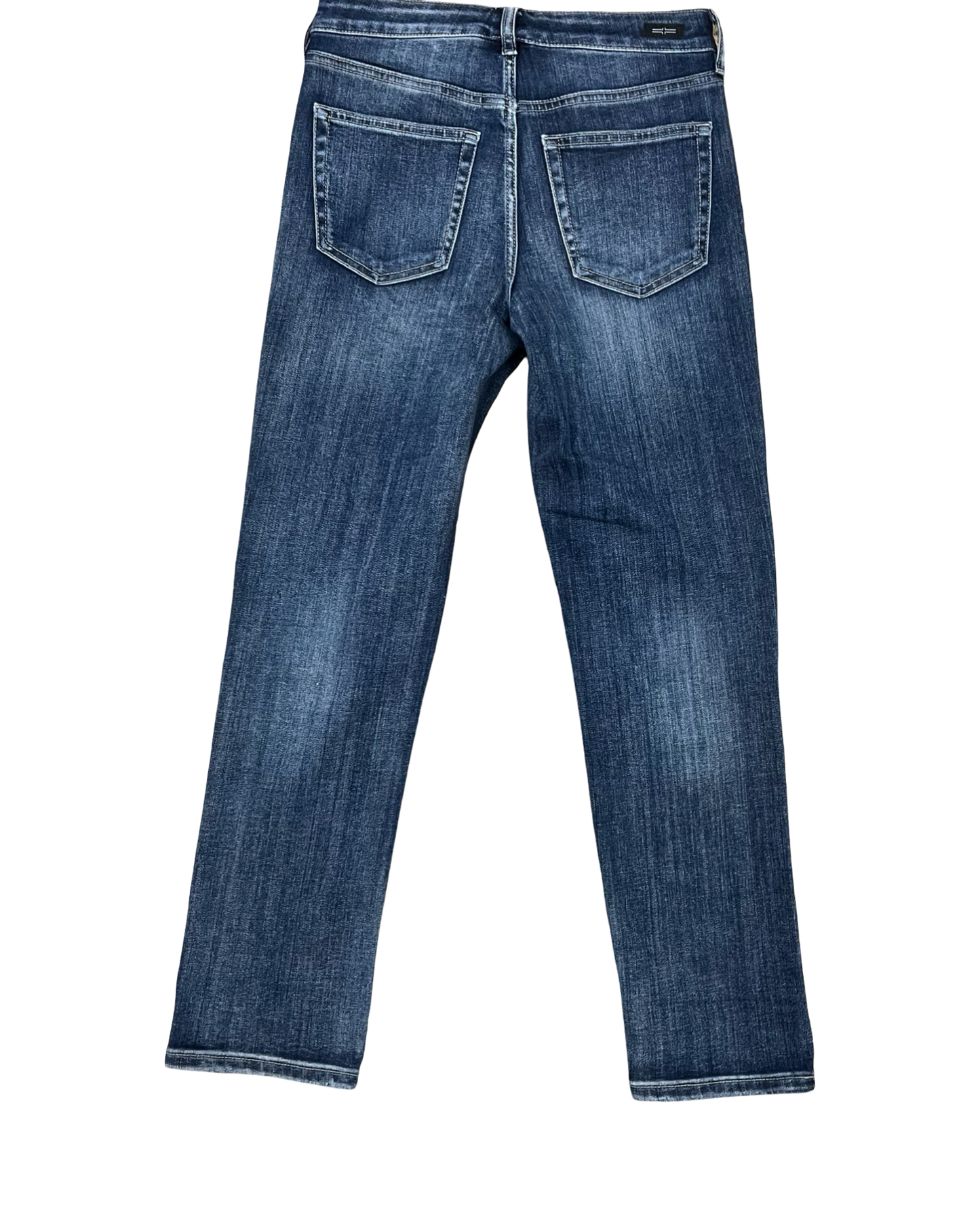 Jeans Straight By Liverpool In Blue Denim, Size:4