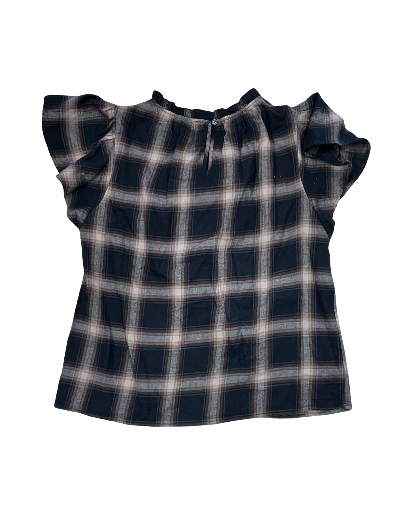 Top Ss By Time And Tru In Black & Brown, Size:M