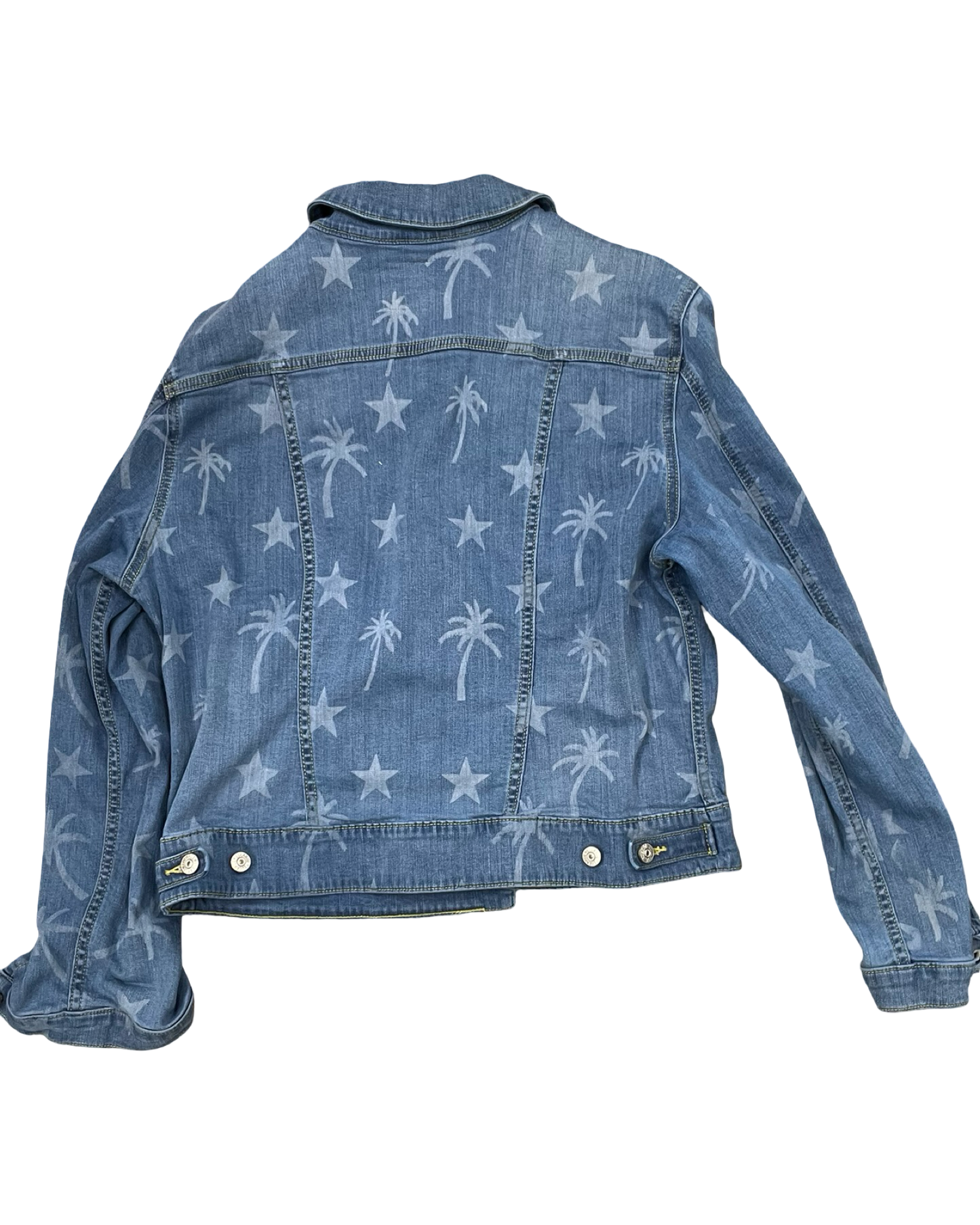 Jacket Denim By Lularoe In Blue Denim, Size:Xl