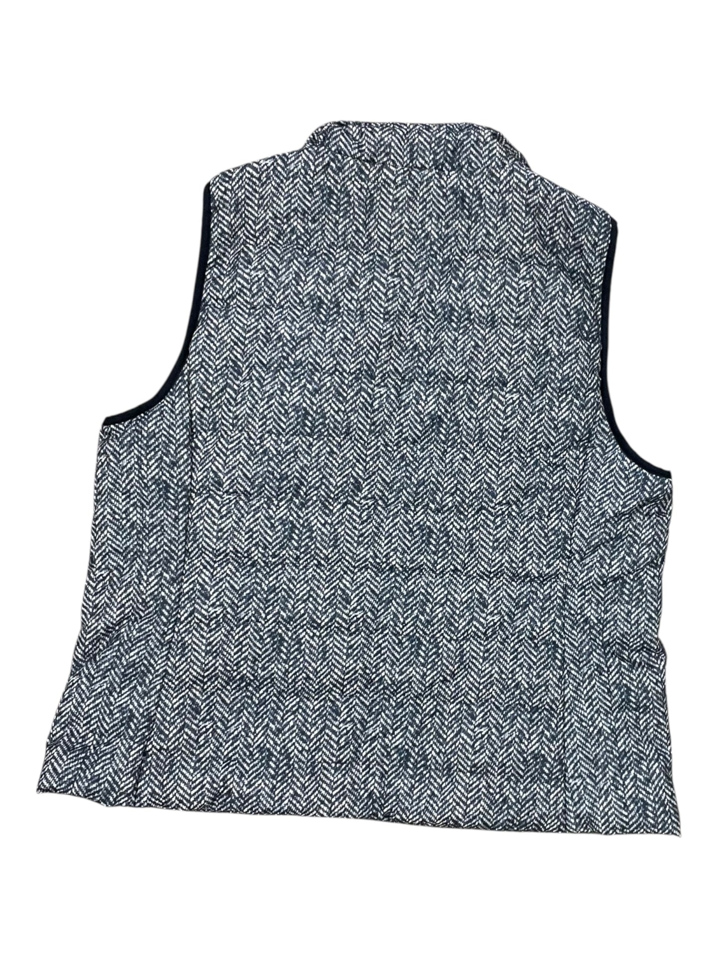 Vest Puffer & Quilted By Rafaella In Grey, Size:Xl