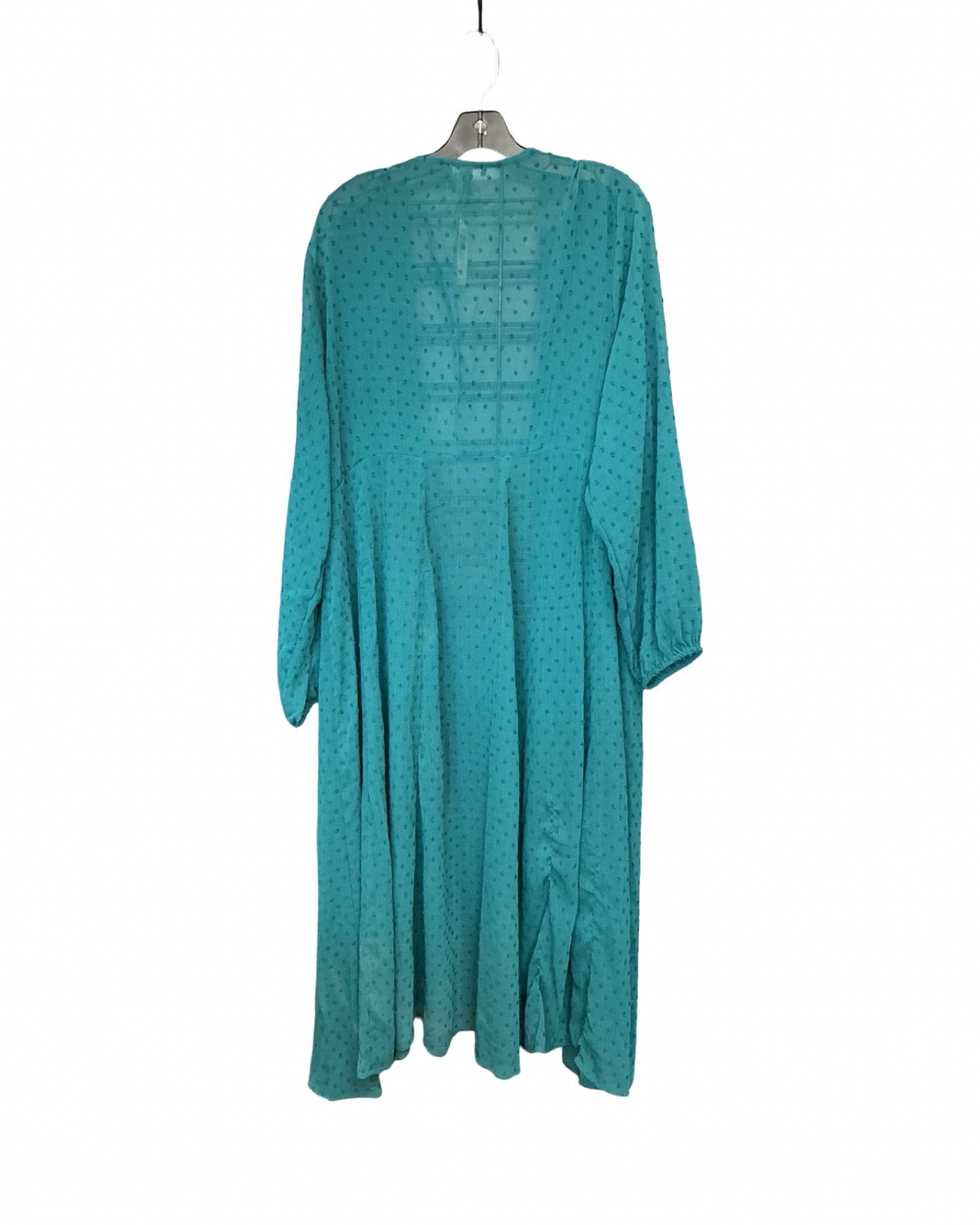 Cardigan By Torrid In Teal, Size:1X