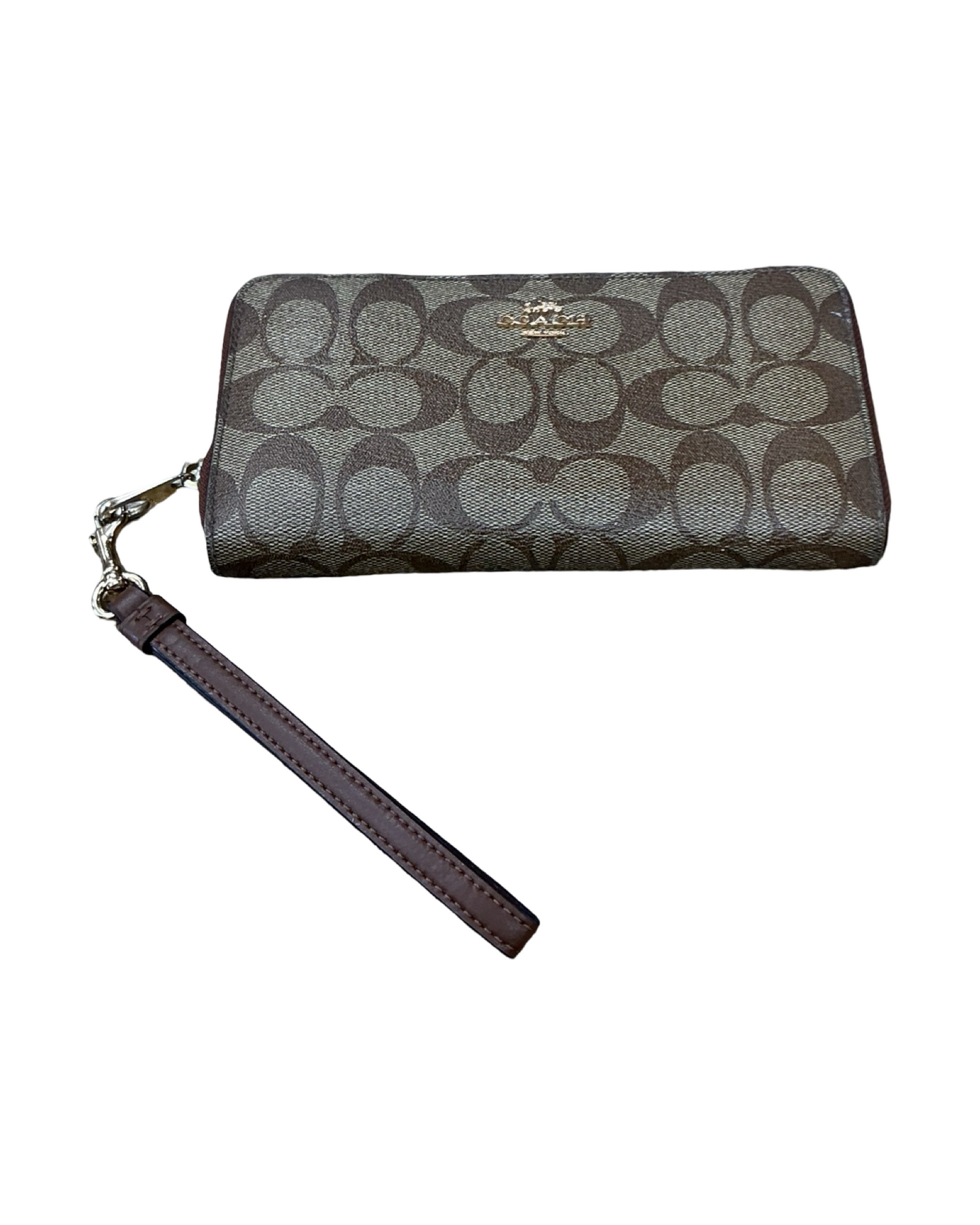 Wristlet Designer By Coach In Tan, Size:Medium