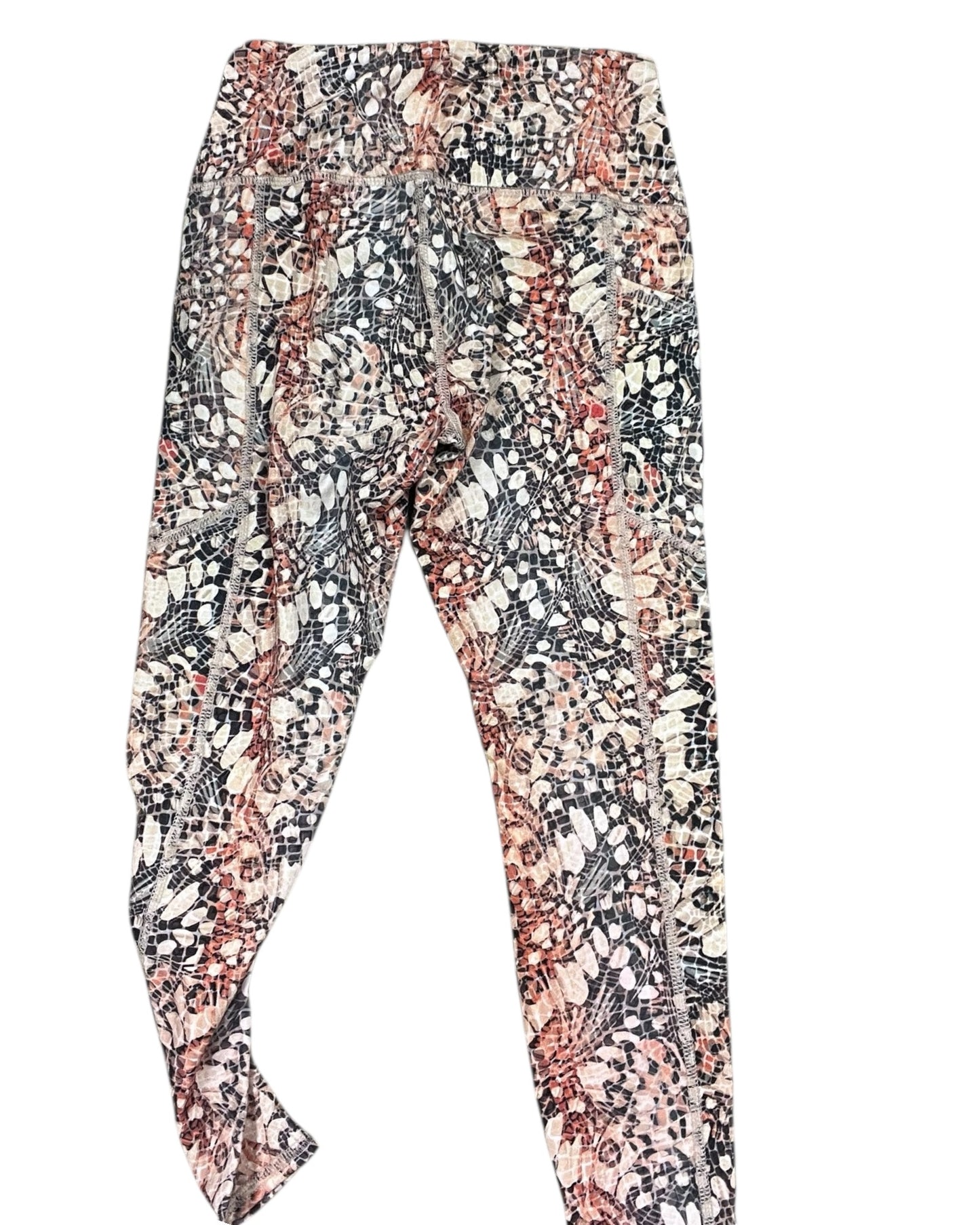 Athletic Leggings By Evolution In Brown, Size:S