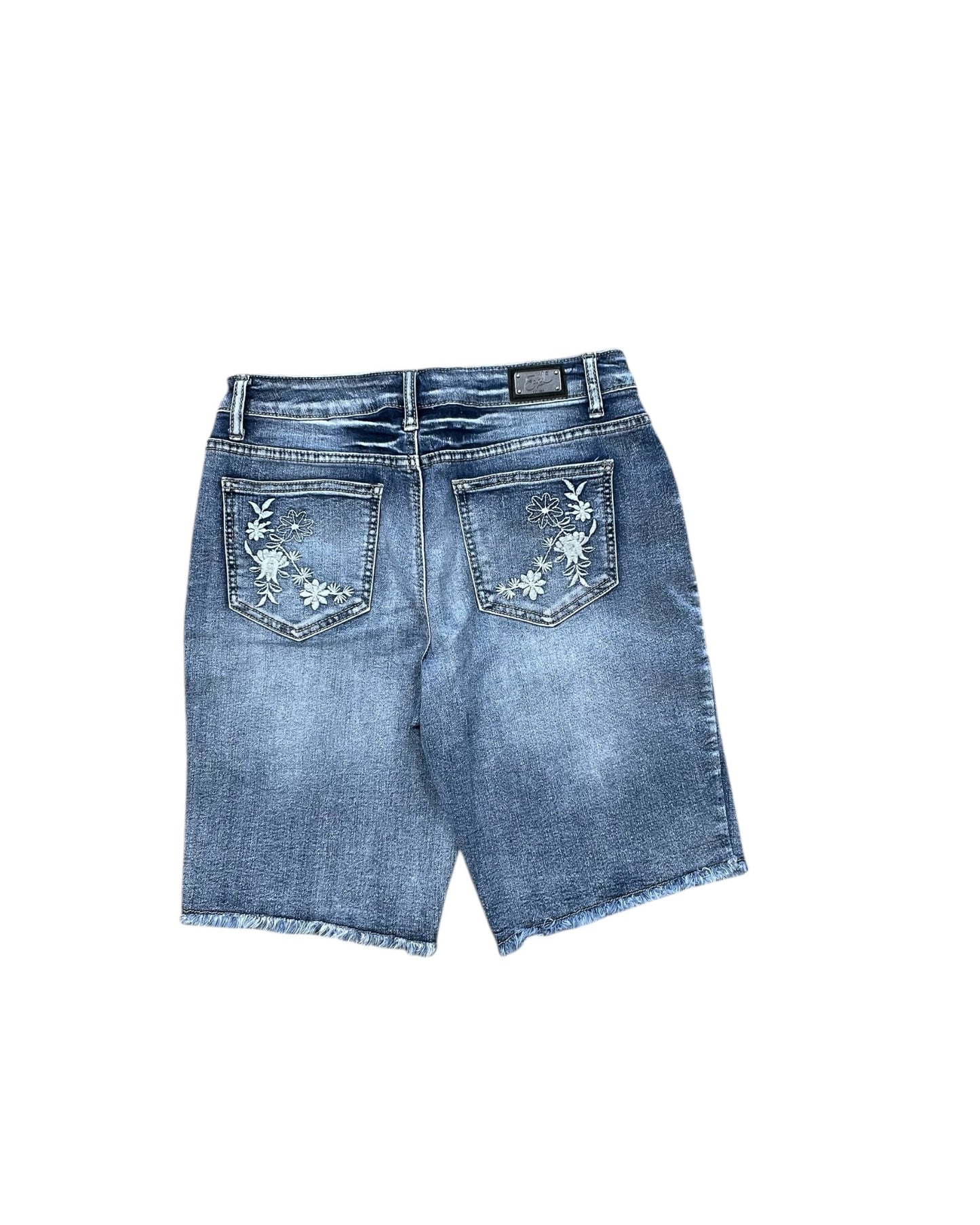 Shorts By Earl Jean In Blue Denim, Size:8