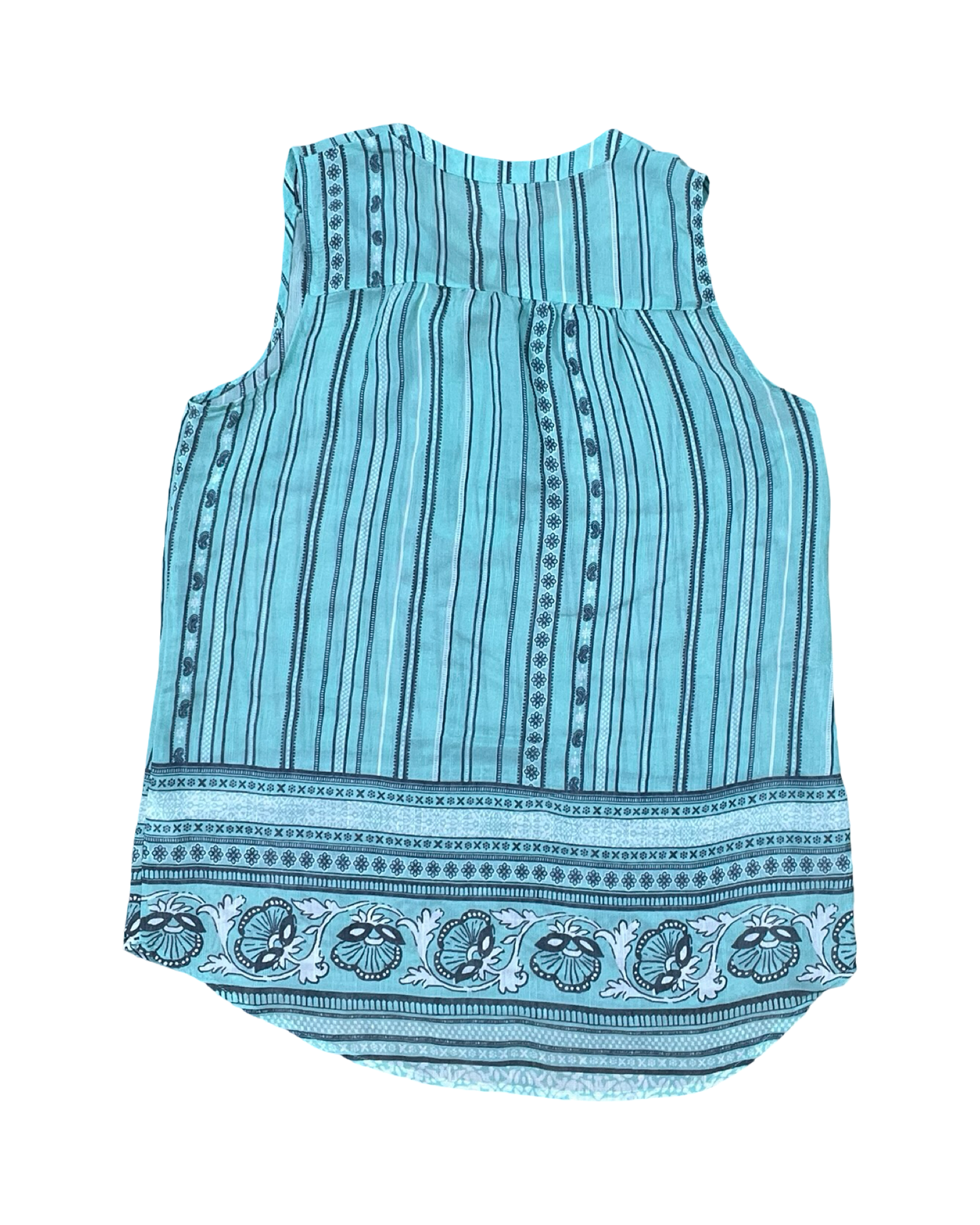Top Sleeveless By St Johns Bay In Green, Size:M