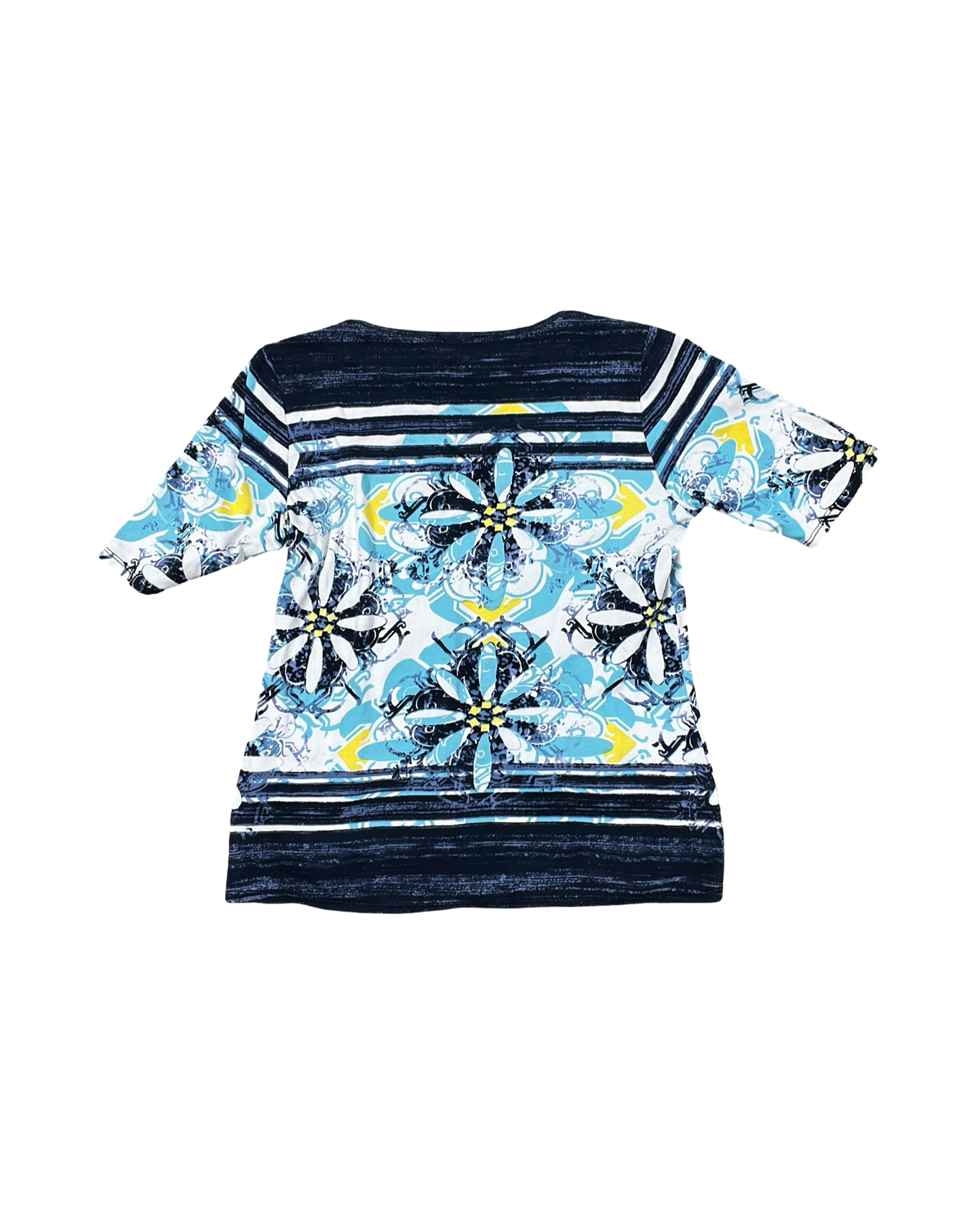 Top Ss By Tribal In Blue & White, Size:M