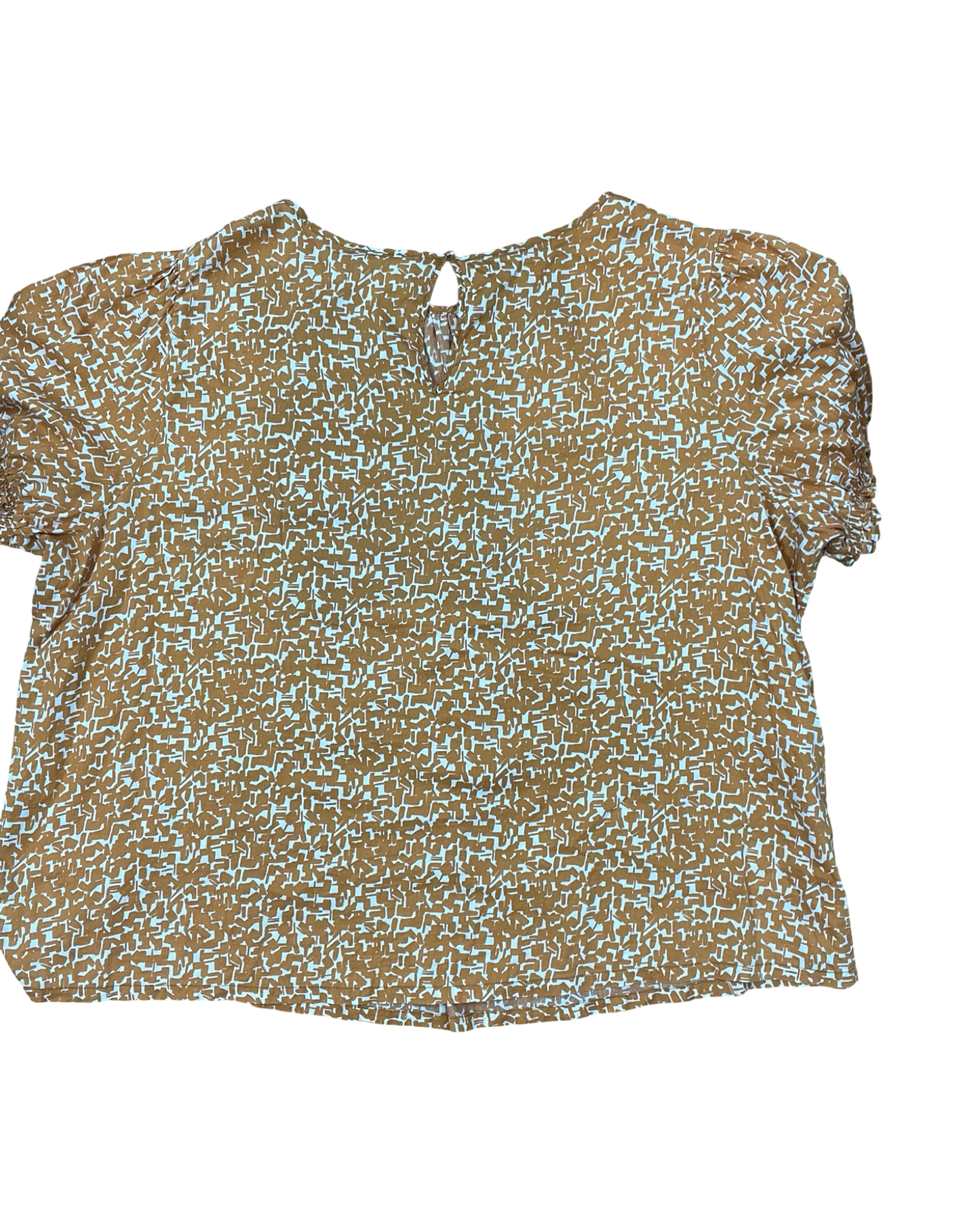 Top Ss By Ava & Viv In Orange & White, Size:3X