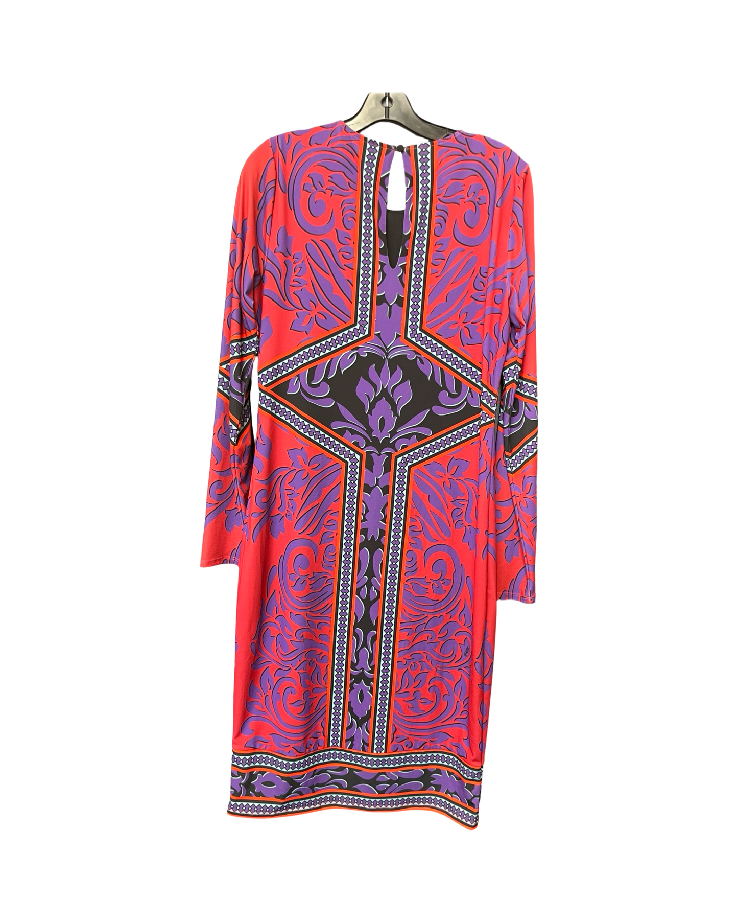 Dress Casual Midi By Hale Bob In Purple & Red, Size:L