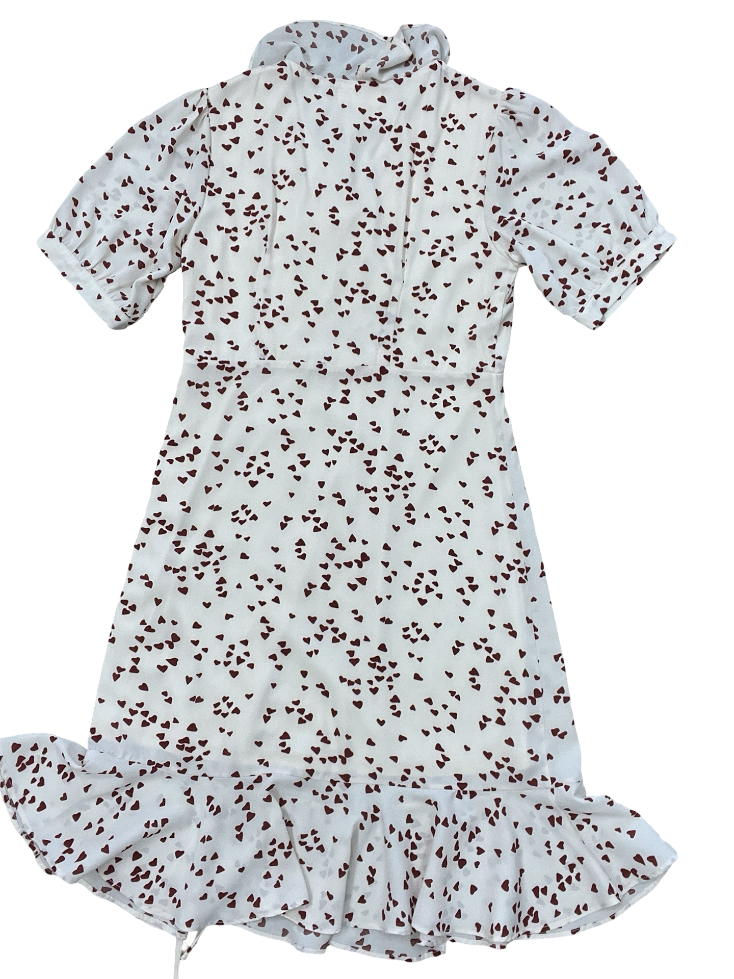 Dress Work By Bohme In Cream & Red, Size:Xs