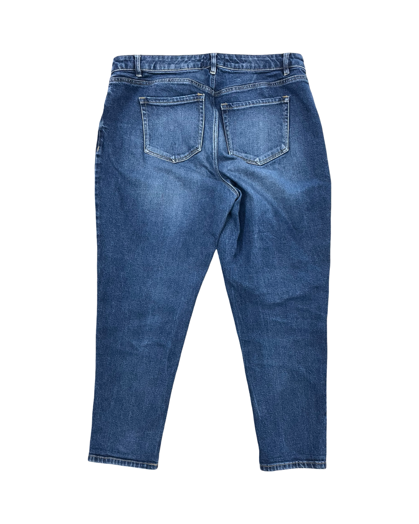 Jeans Straight By Lane Bryant In Blue Denim, Size:14