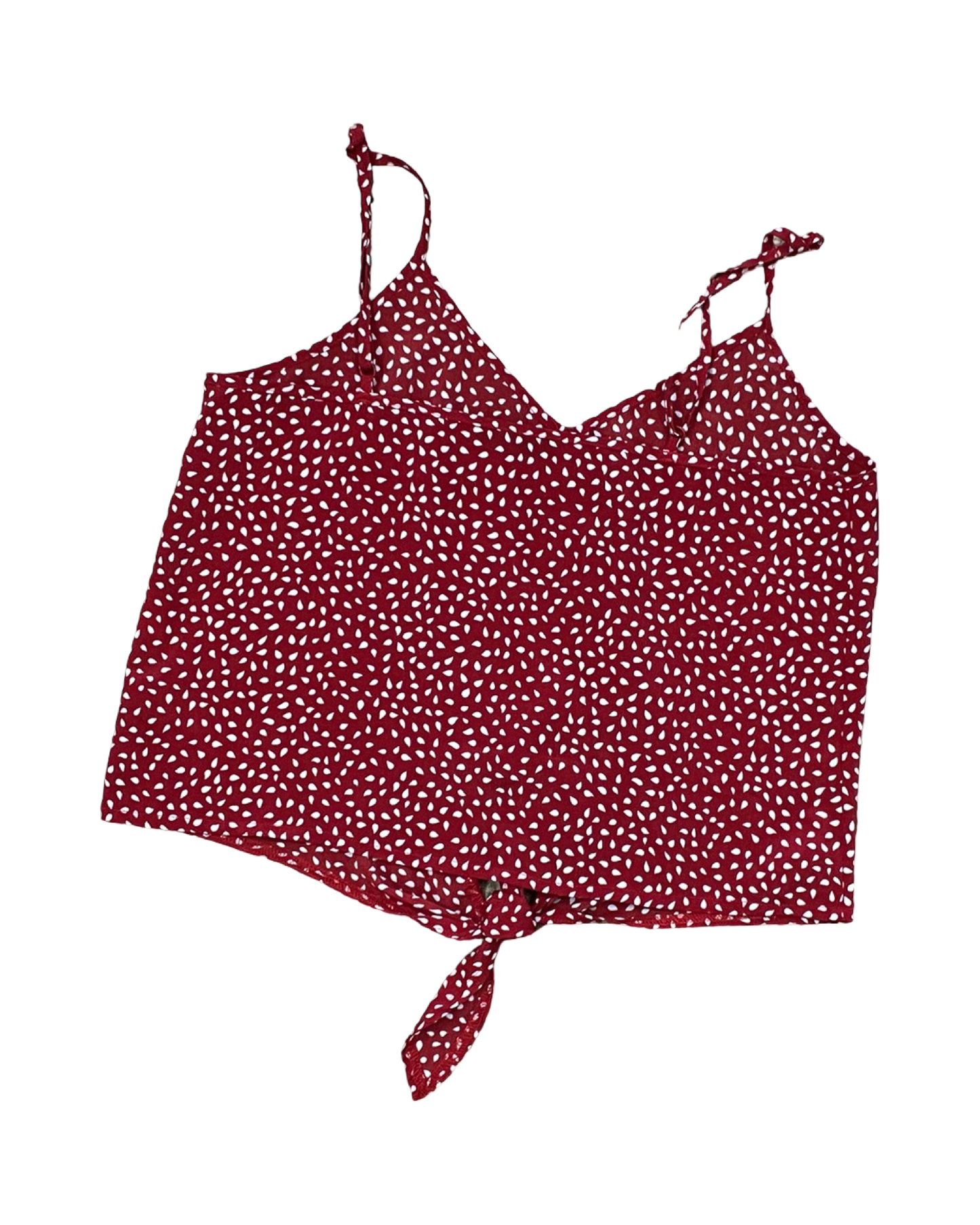 Top Cami By Shein In Red & White, Size:M