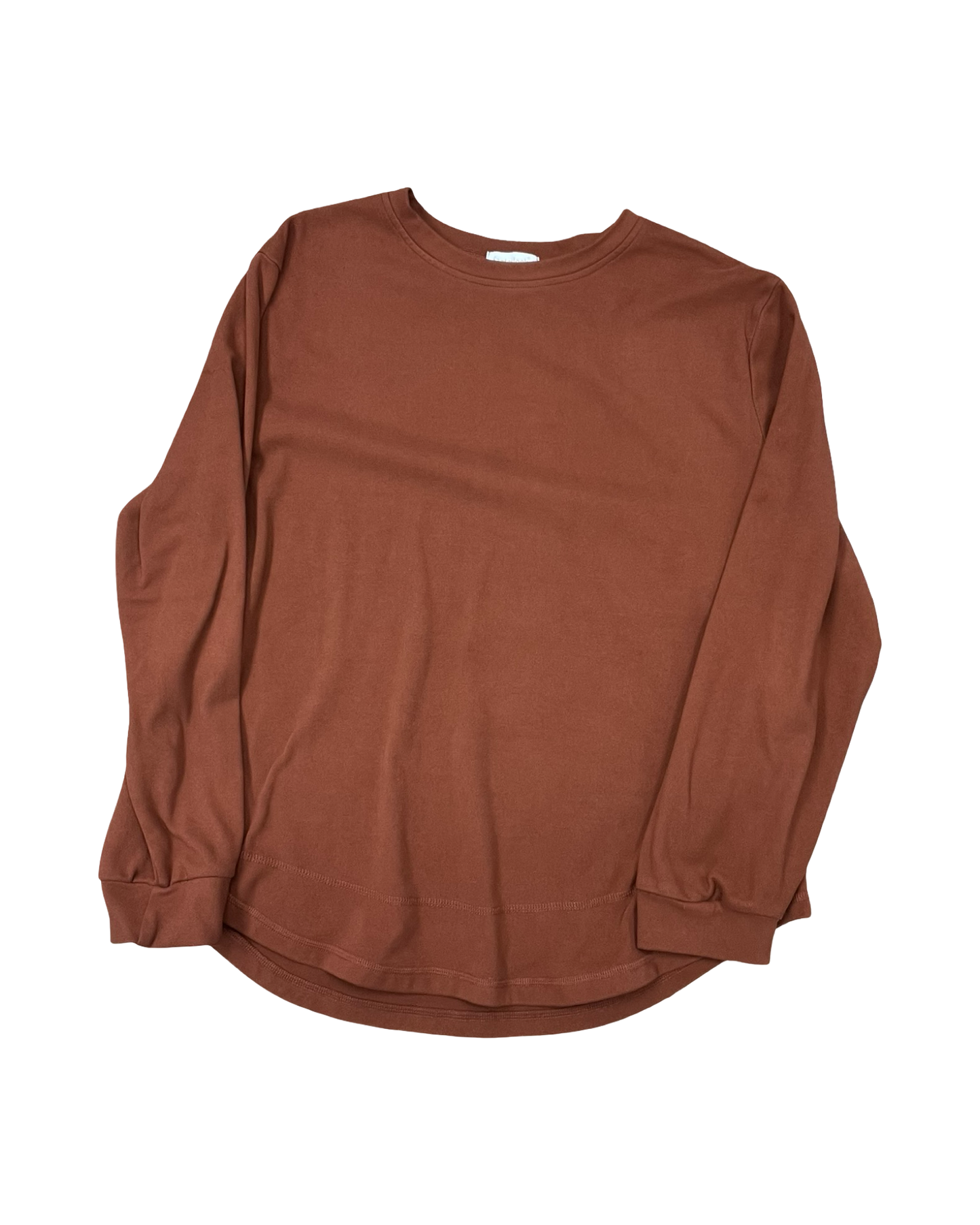 Sweatshirt Crewneck By Clothes Mentor In Orange, Size:1X