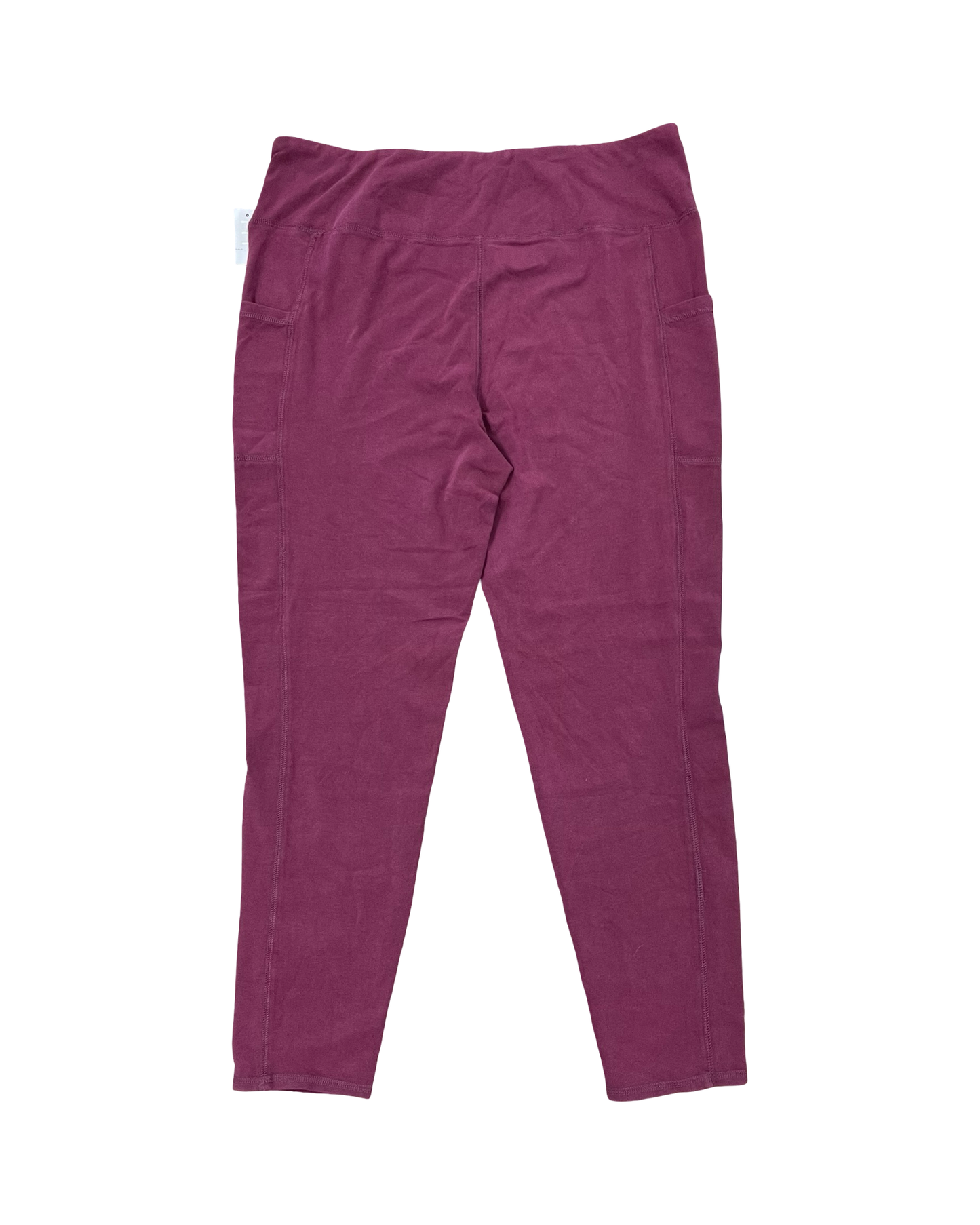 Athletic Leggings By Maurices In Maroon, Size:Xl