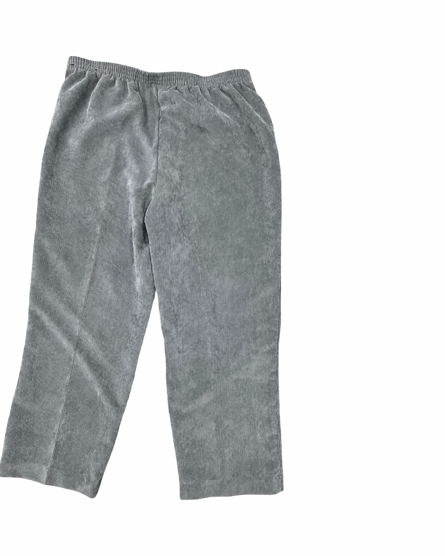 Pants Corduroy By Alfred Dunner In Grey, Size:18