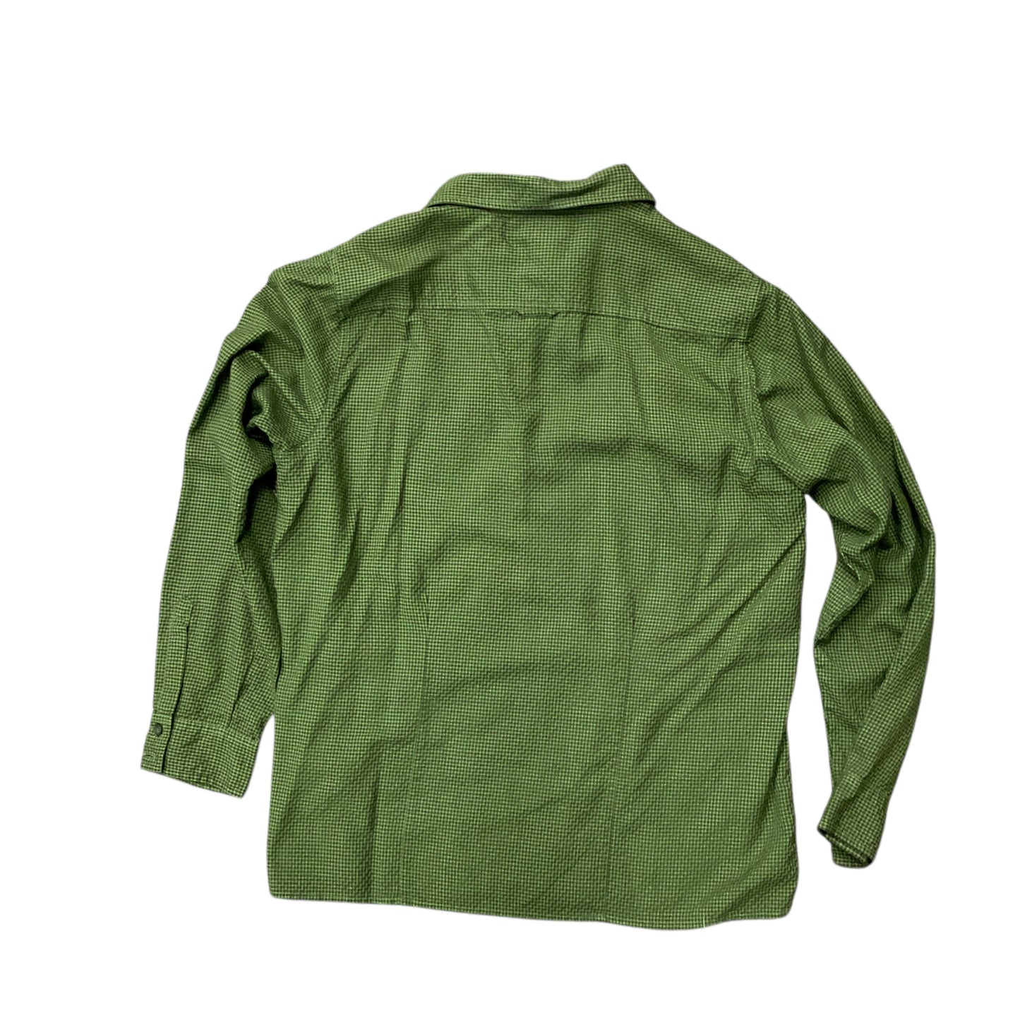 Blouse Ls By Northcrest In Green, Size:Xl