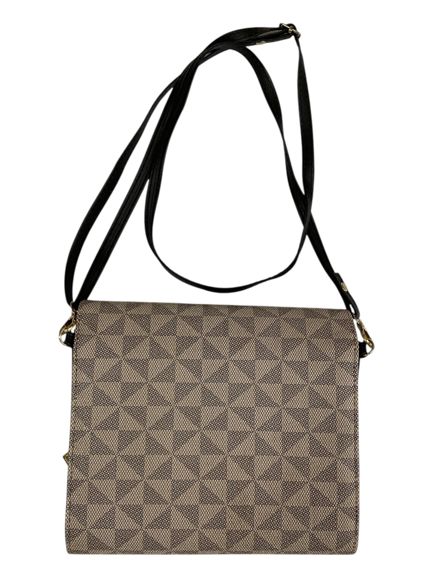 Crossbody By Clothes Mentor In Black & Tan, Size:Small