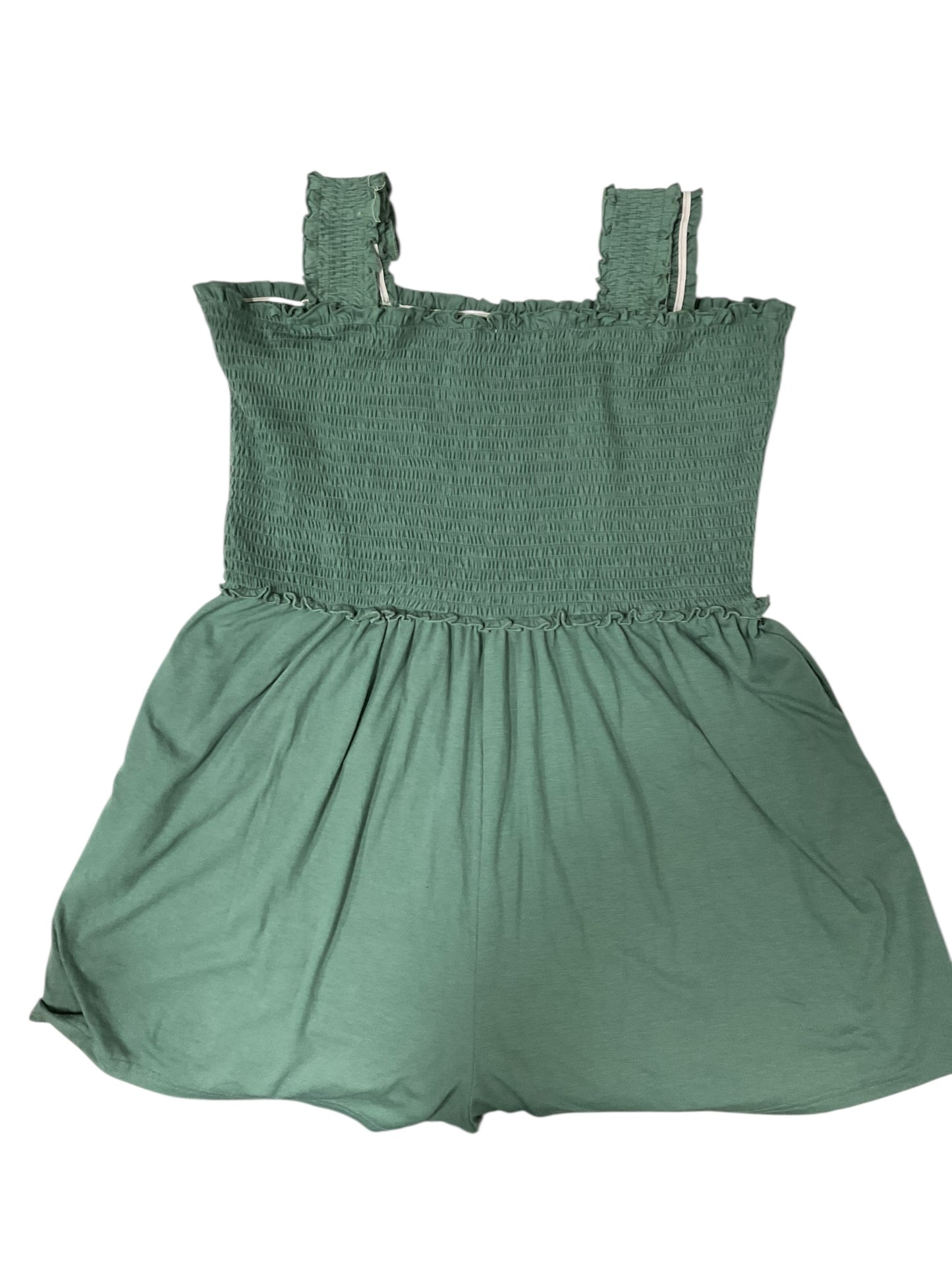 Romper By Clothes Mentor In Green, Size:2X