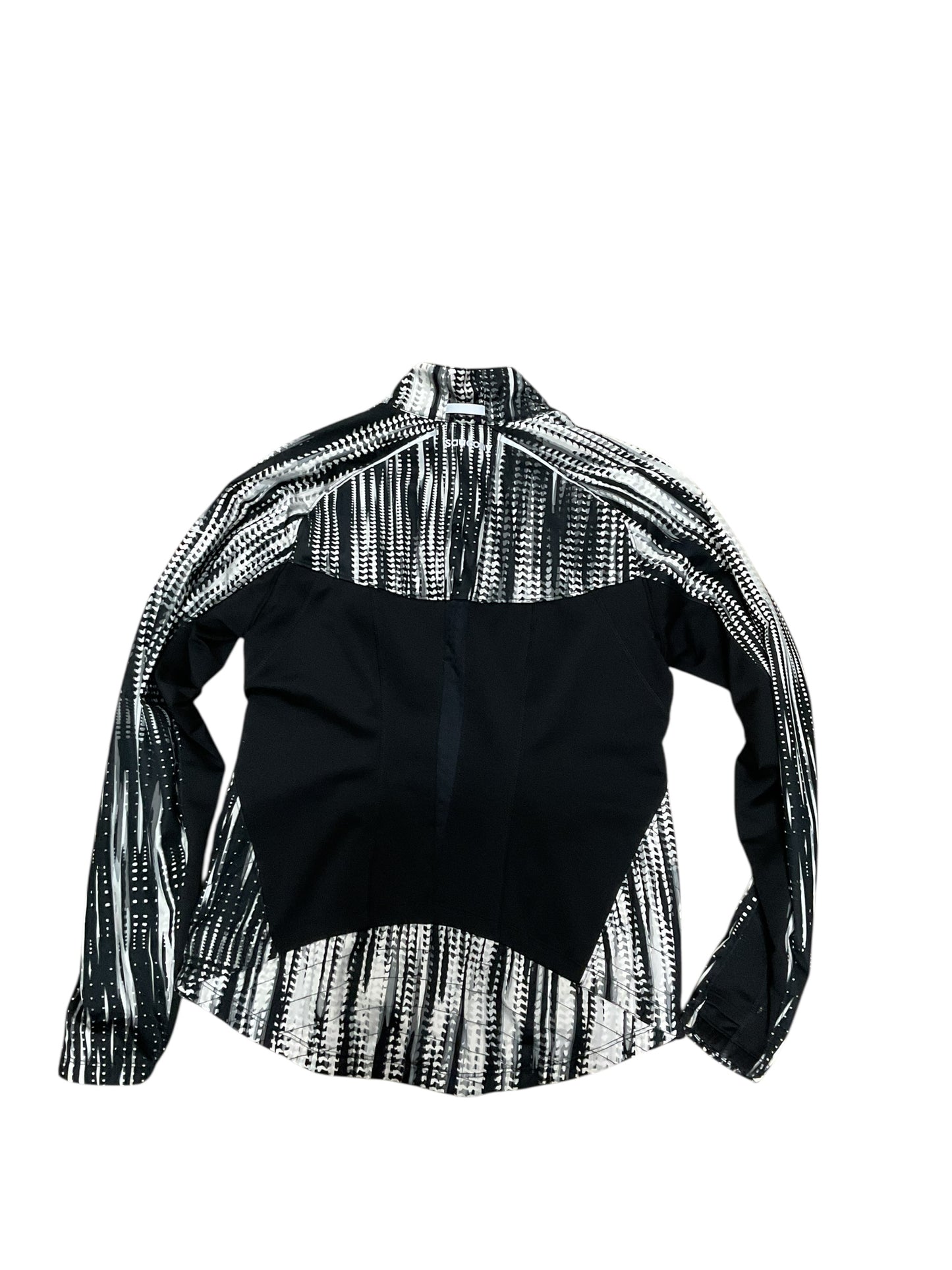 Athletic Jacket By Saucony In Black & White, Size:S