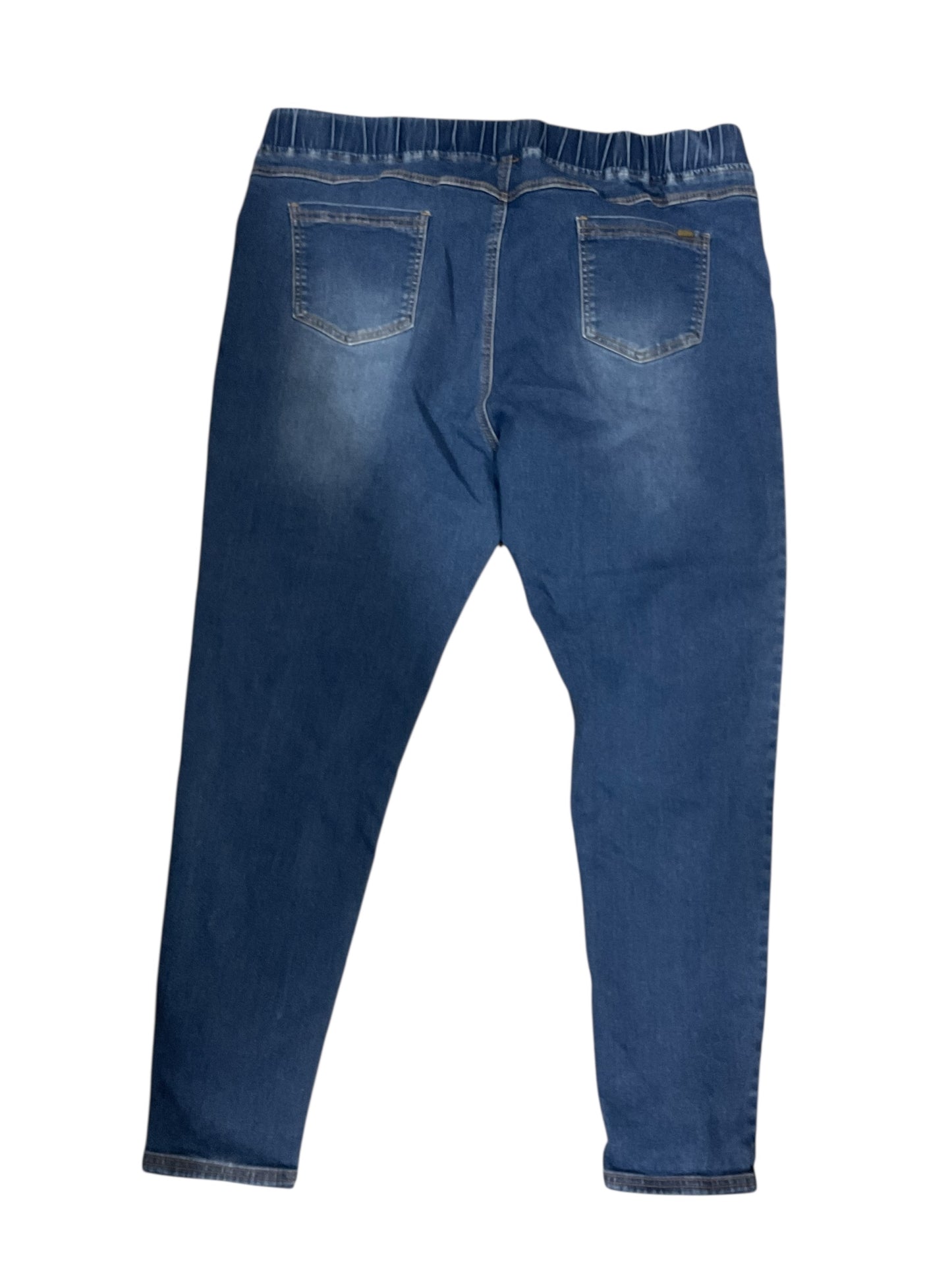 Jeans Straight By Chicsoul In Blue Denim, Size:24