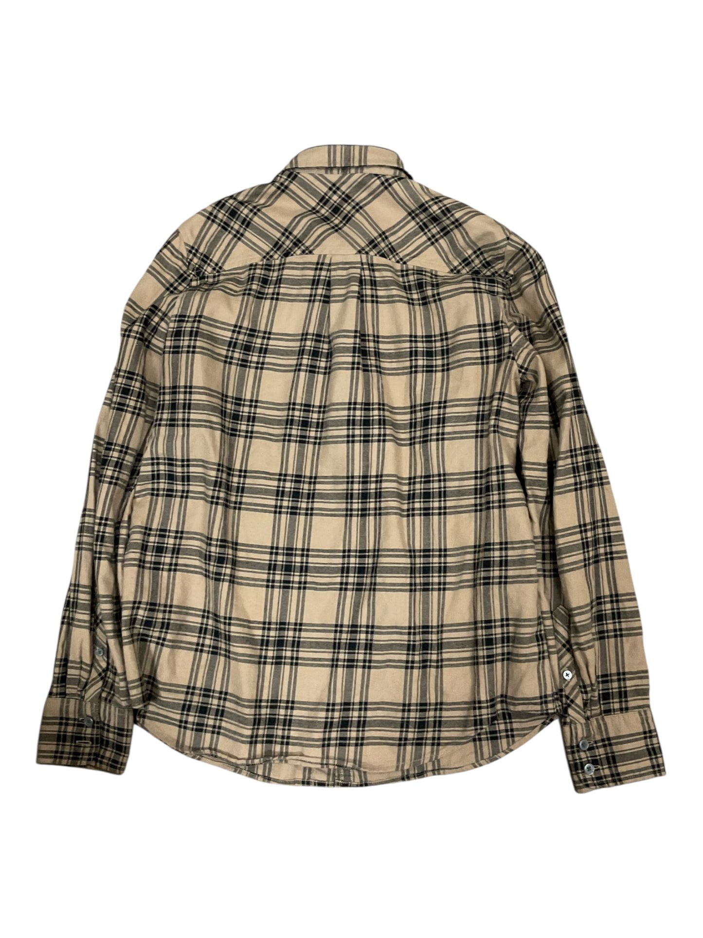 Blouse Ls By J. Crew In Black & Brown, Size:S